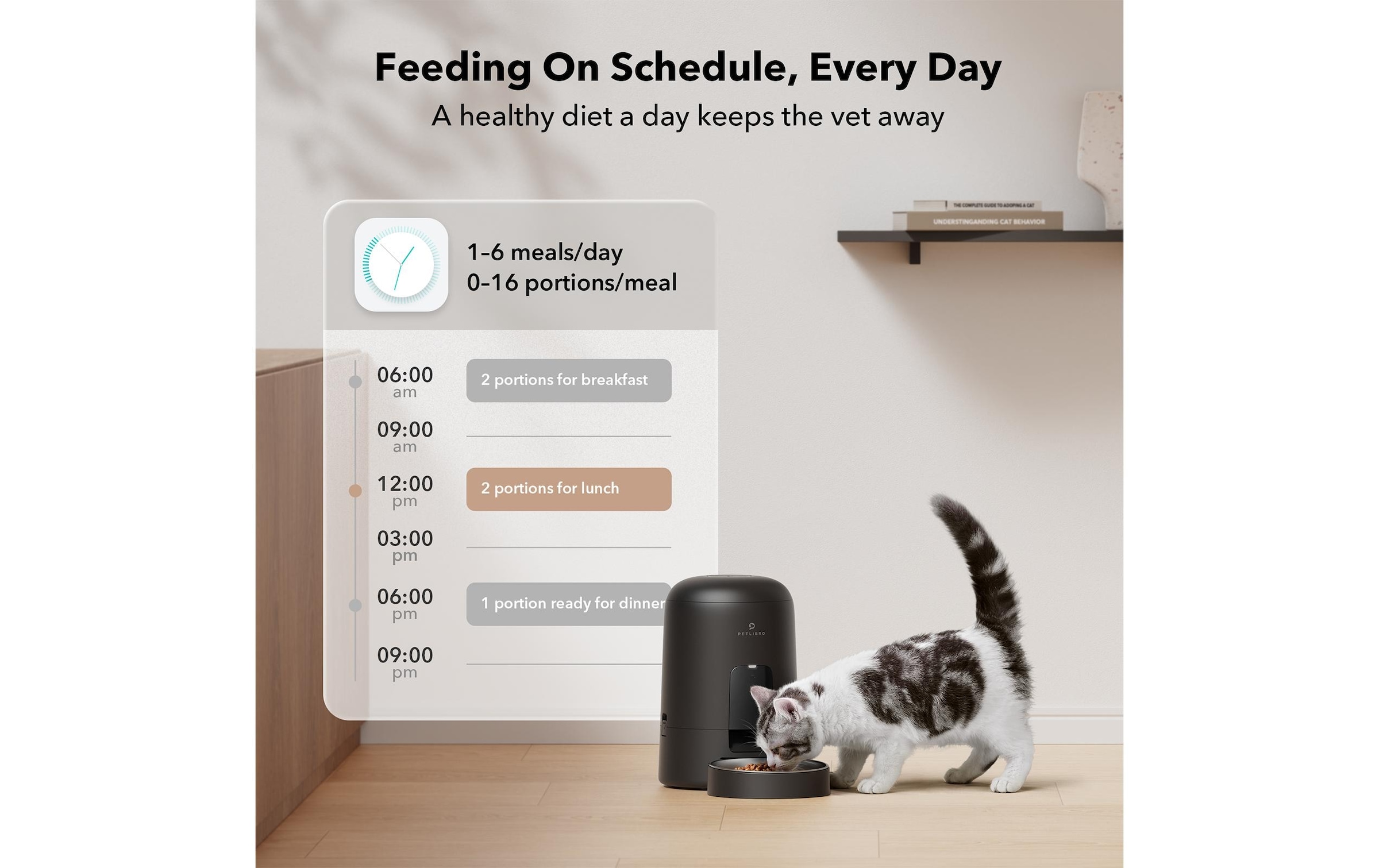 Futterautomat »Petlibro AIR Automatic Pet Feeder 2 l«