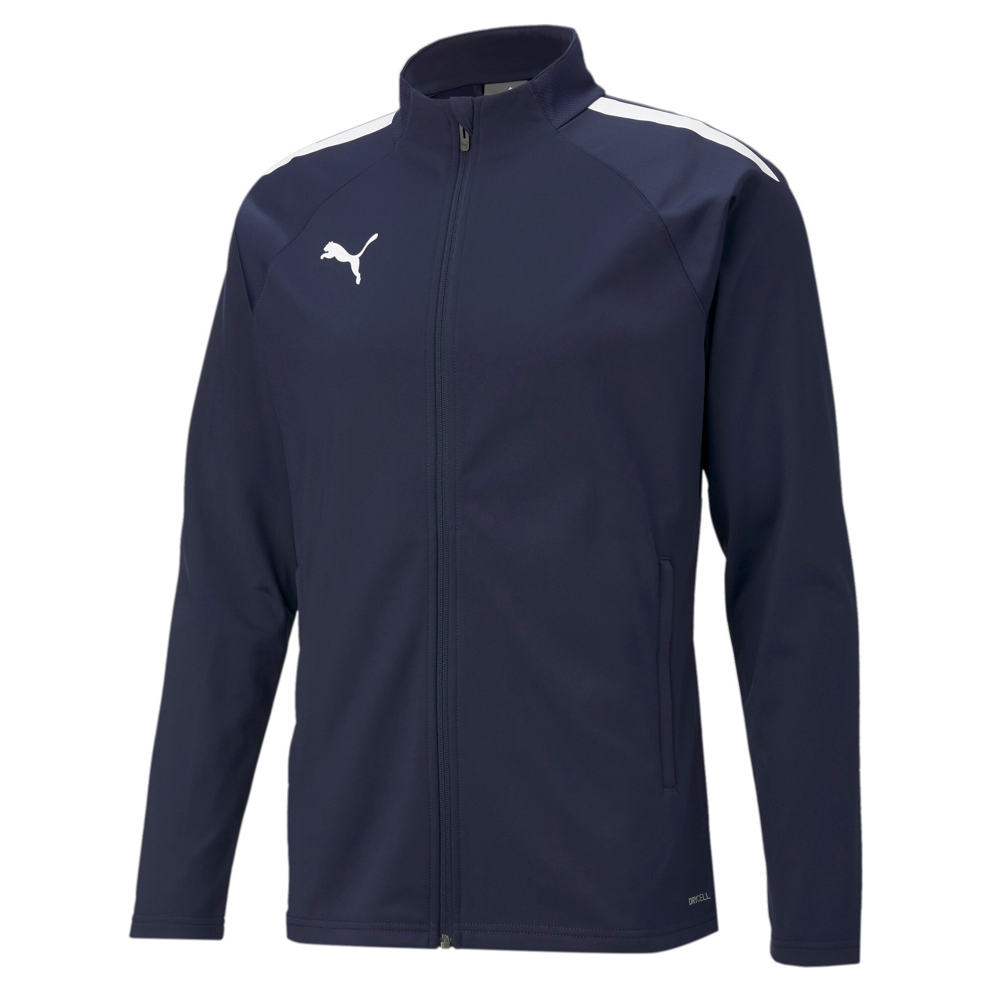 PUMA Trainingsjacke »TEAMLIGA TRAINING JACKET« ohne Kapuze mit durchgehendem Reissverschluss, mit DryCELL-Technologie