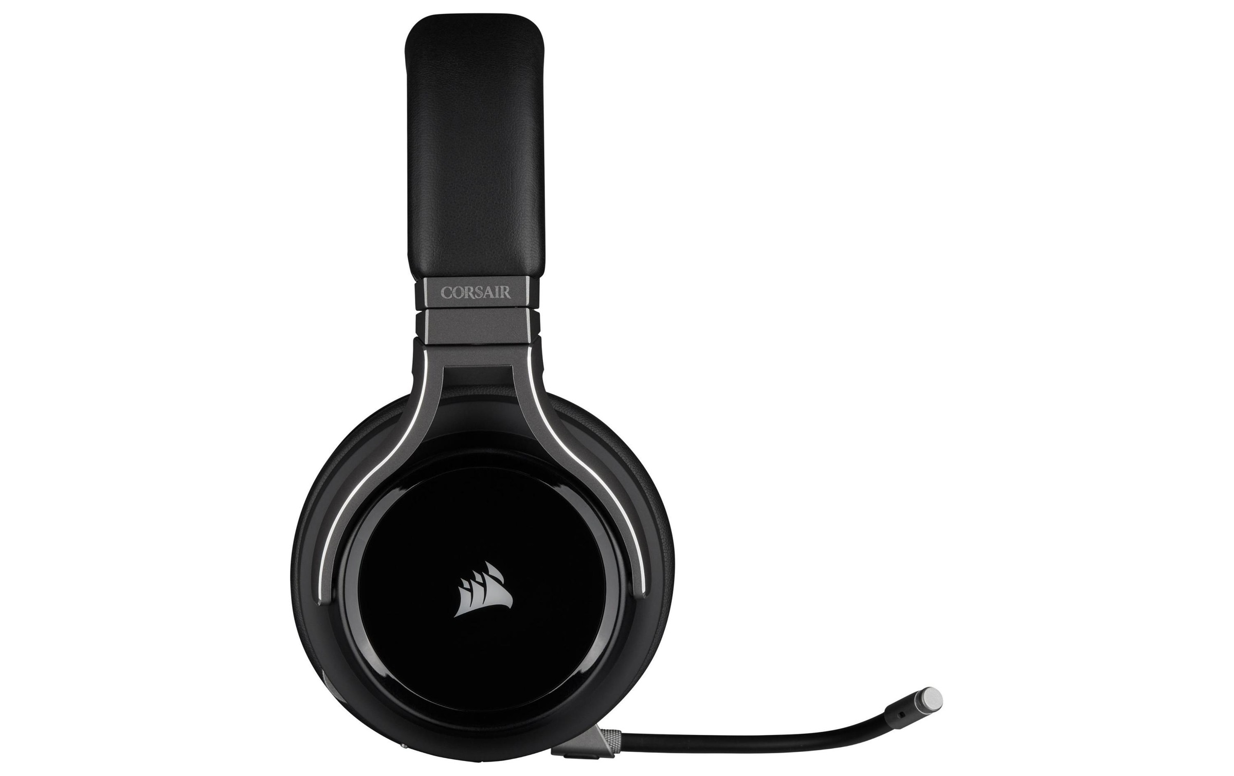 Corsair Gaming-Headset »Virtuoso RGB Wireless Carbon«, Mikrofon abnehmbar