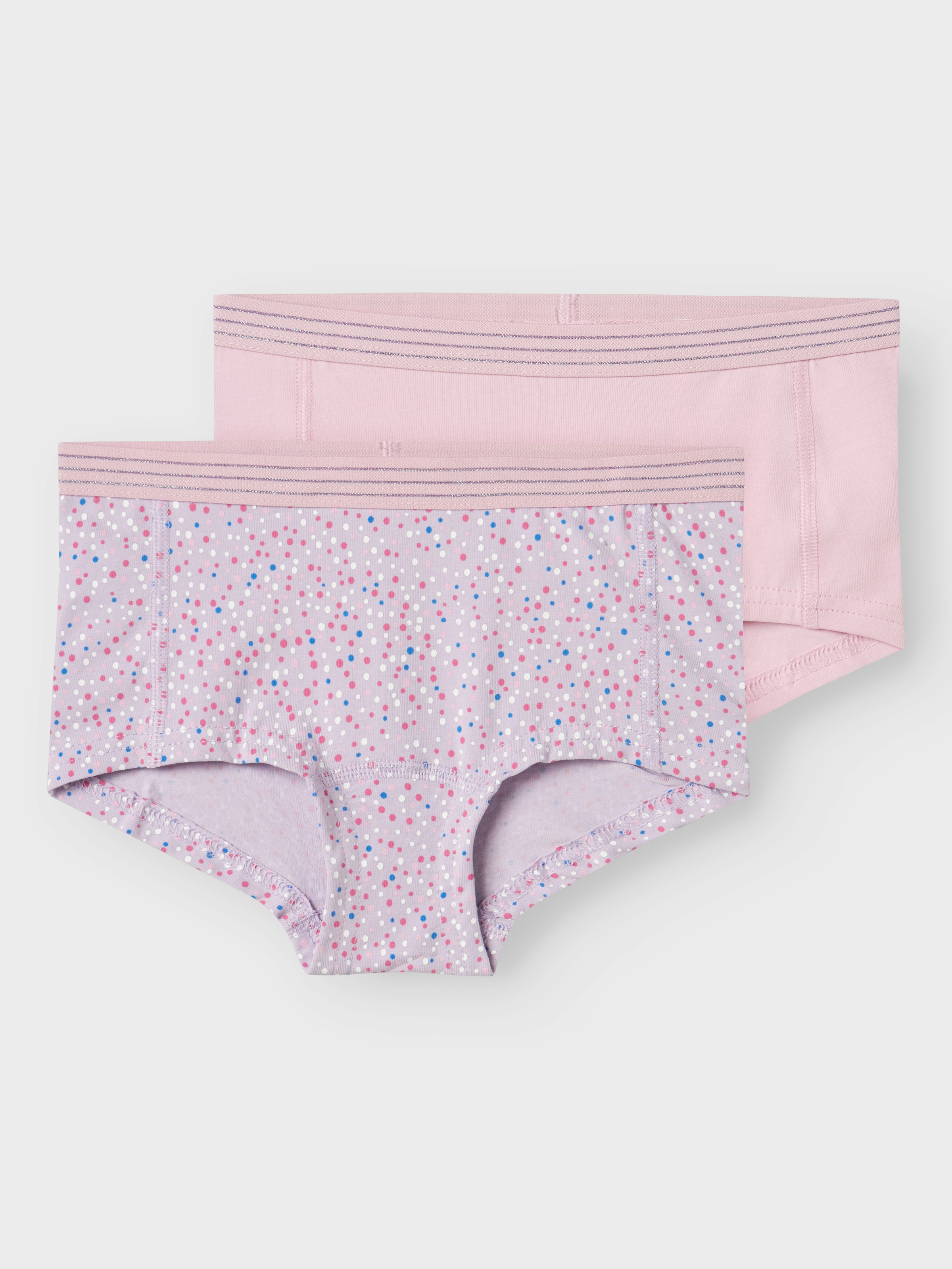 Name It Boxershorts »NKFHIPSTER 2P PASTEL LILAC DOT NOOS« Packung, 2 Stk.
