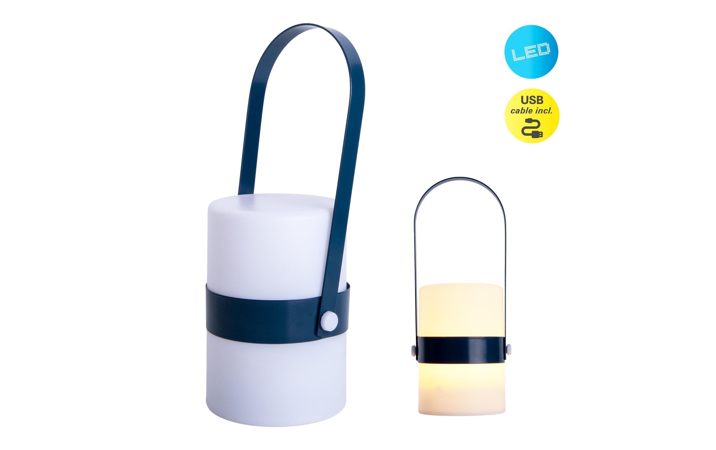 LED Laterne »LED Dekoleuchte NEO blau«