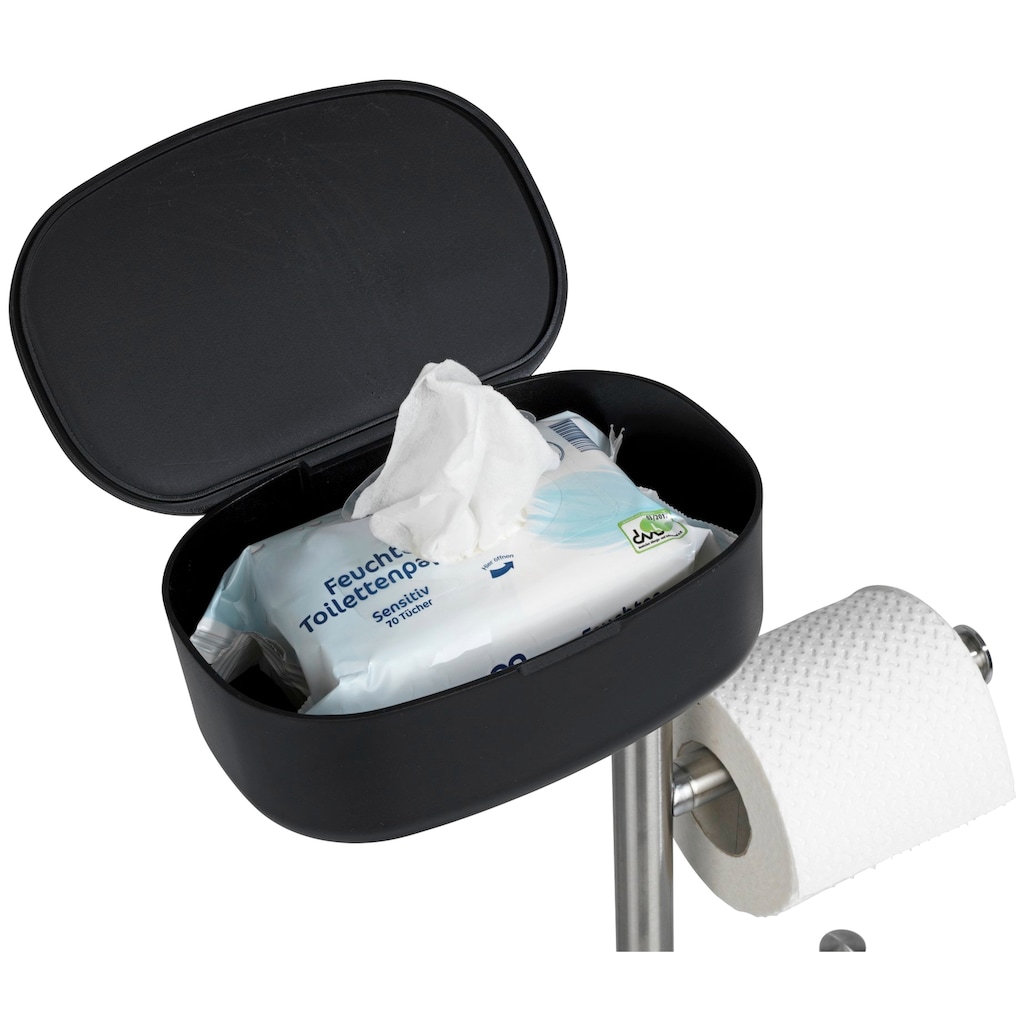 WENKO WC-Garnitur »Rivazza«, 1 St., aus Edelstahl-Kunststoff