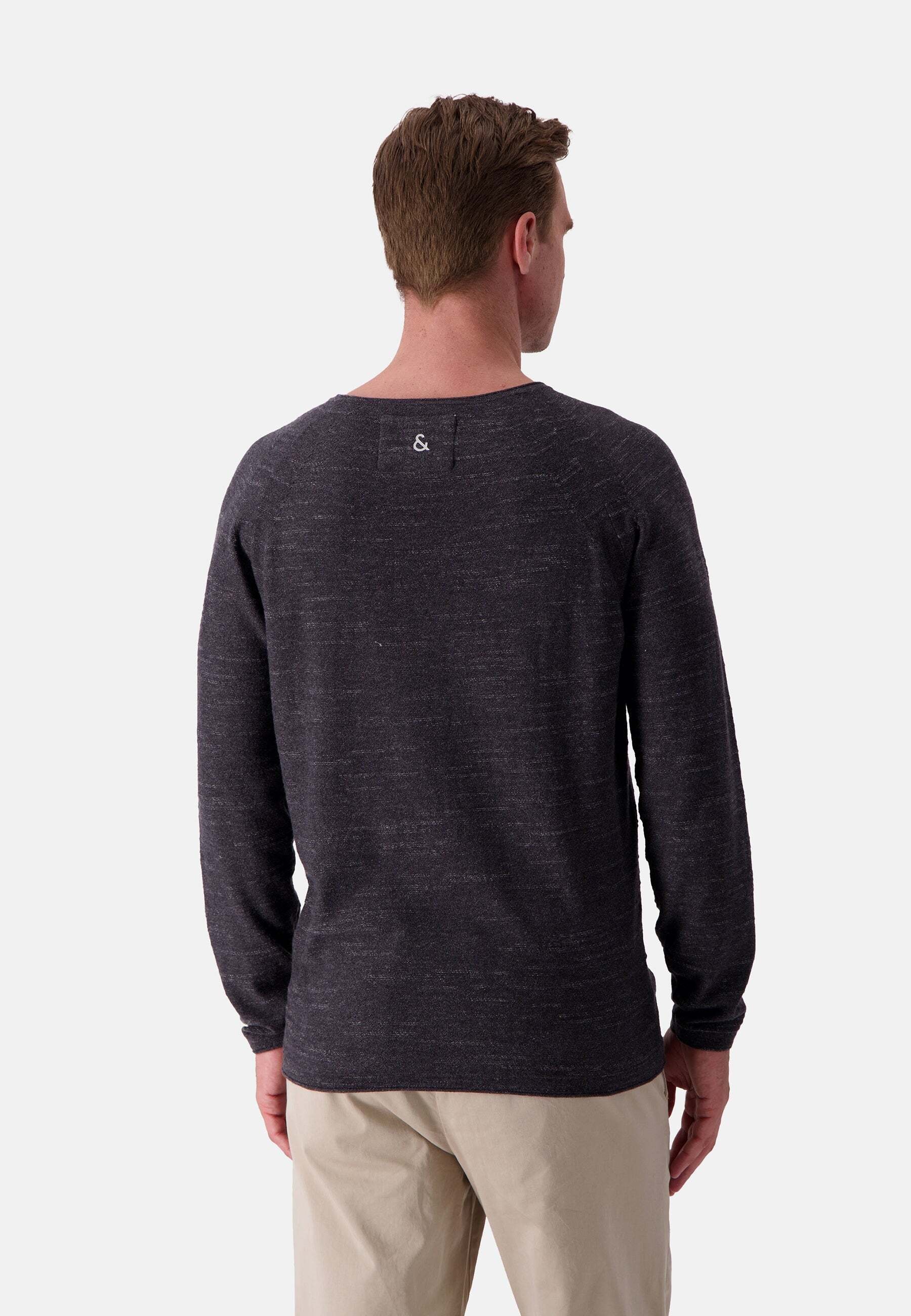 colours & sons Strickpullover »colours & sons Pullover Roundneck Slub«