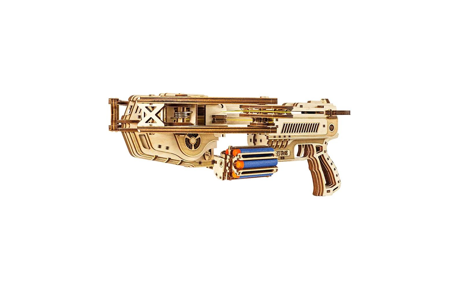 Spielbausteine »WoodTrick Bullet Boltcaster«, (411 St.)