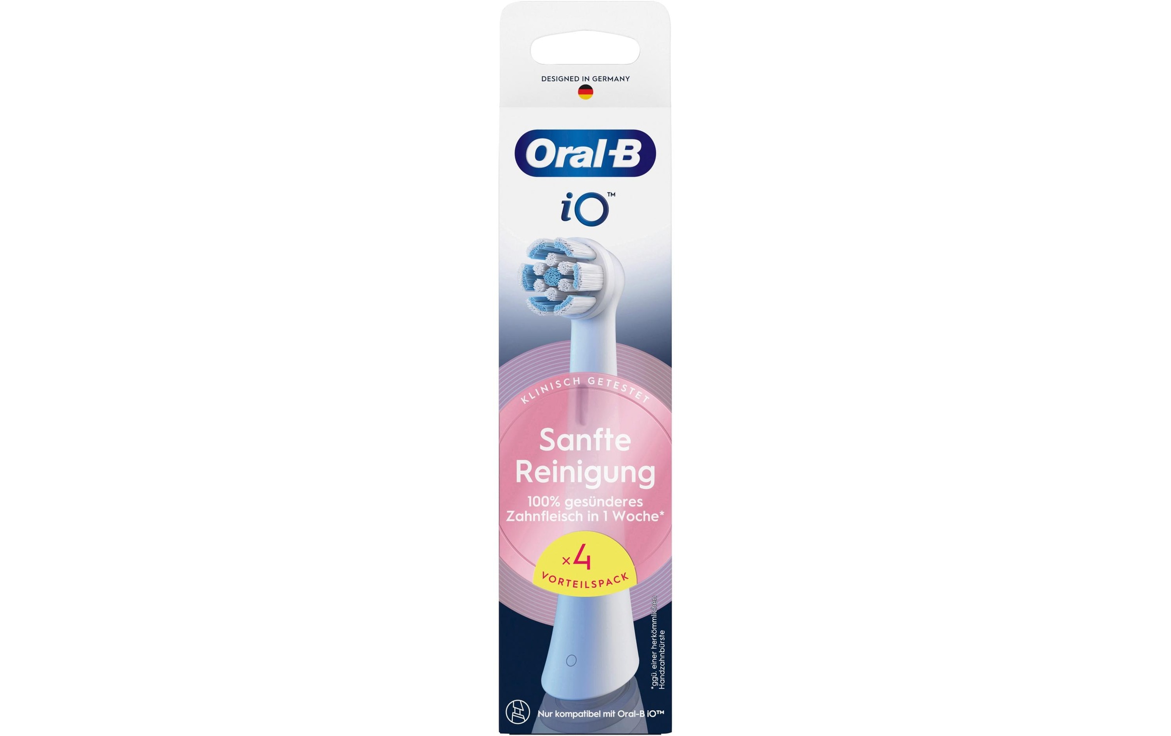 Oral-B Aufsteckbürste »iO Sanfte Reinigung 4 Stück«