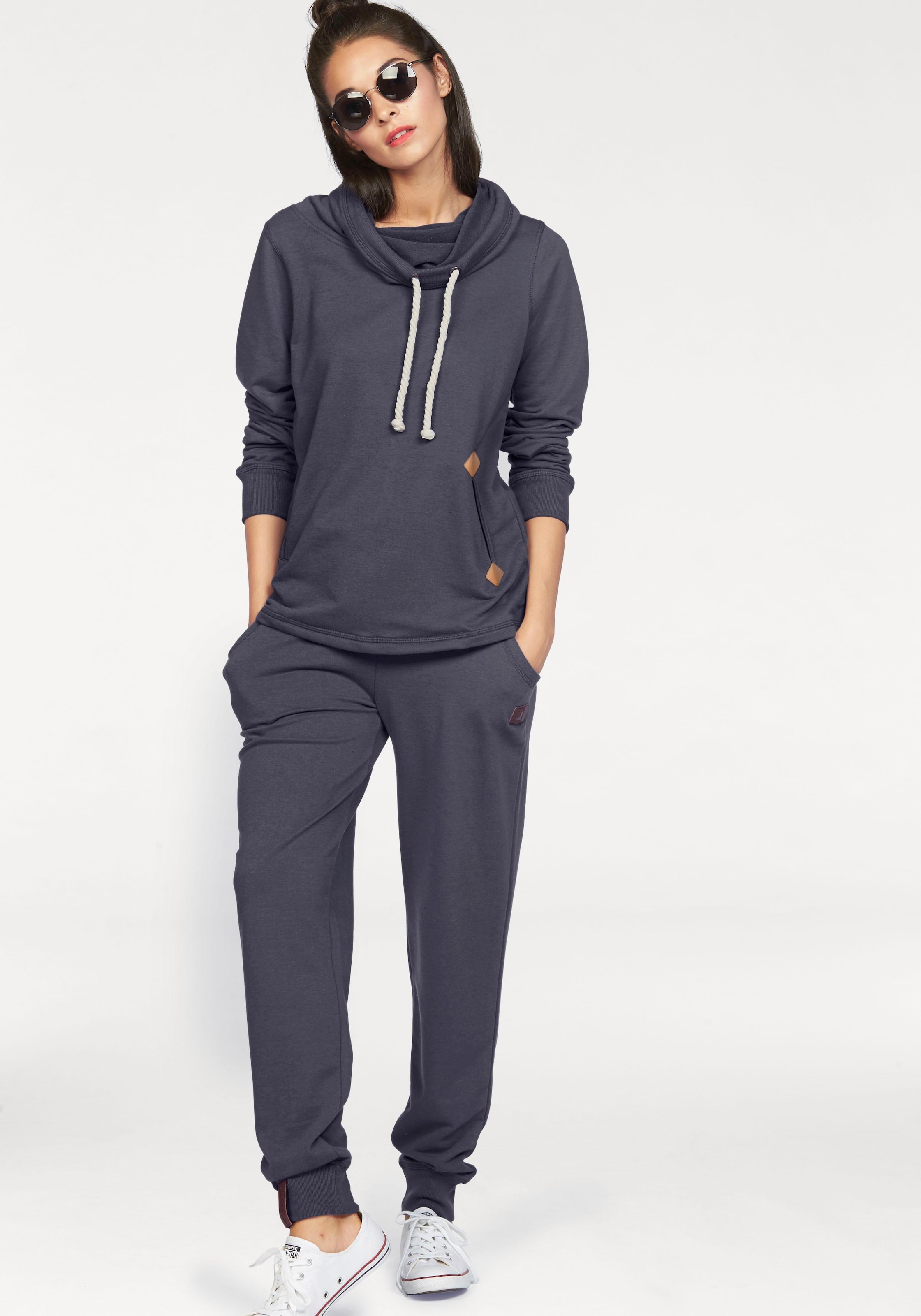 Ocean Sportswear Jogginganzug »Essentials Joggingsuit«, (Set, 2 tlg.), mit Lederimitat-Details