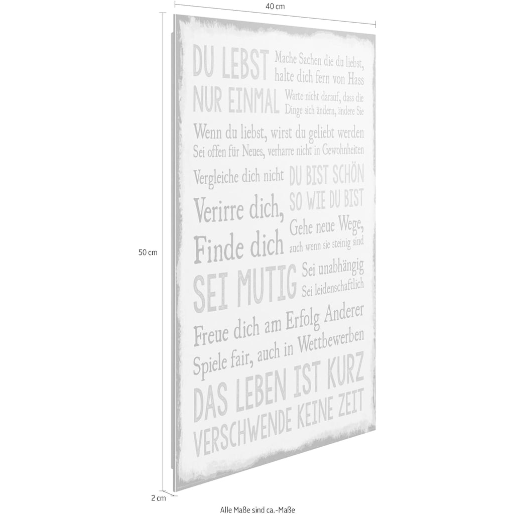 Reinders! Deco-Panel »Das Leben«