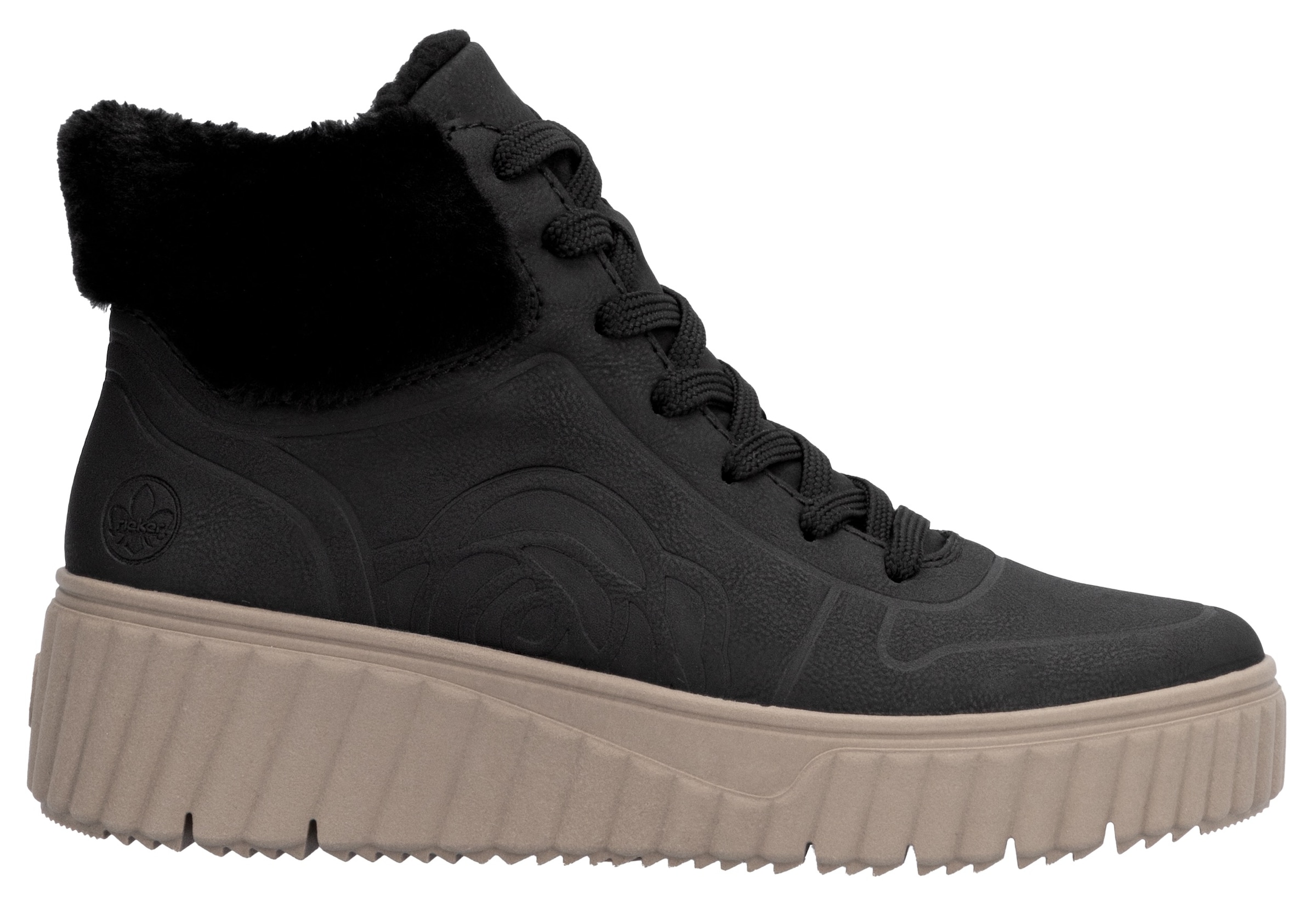 Rieker Winterboots, Keilstiefelette, Schnürboots mit Innenreissverschluss