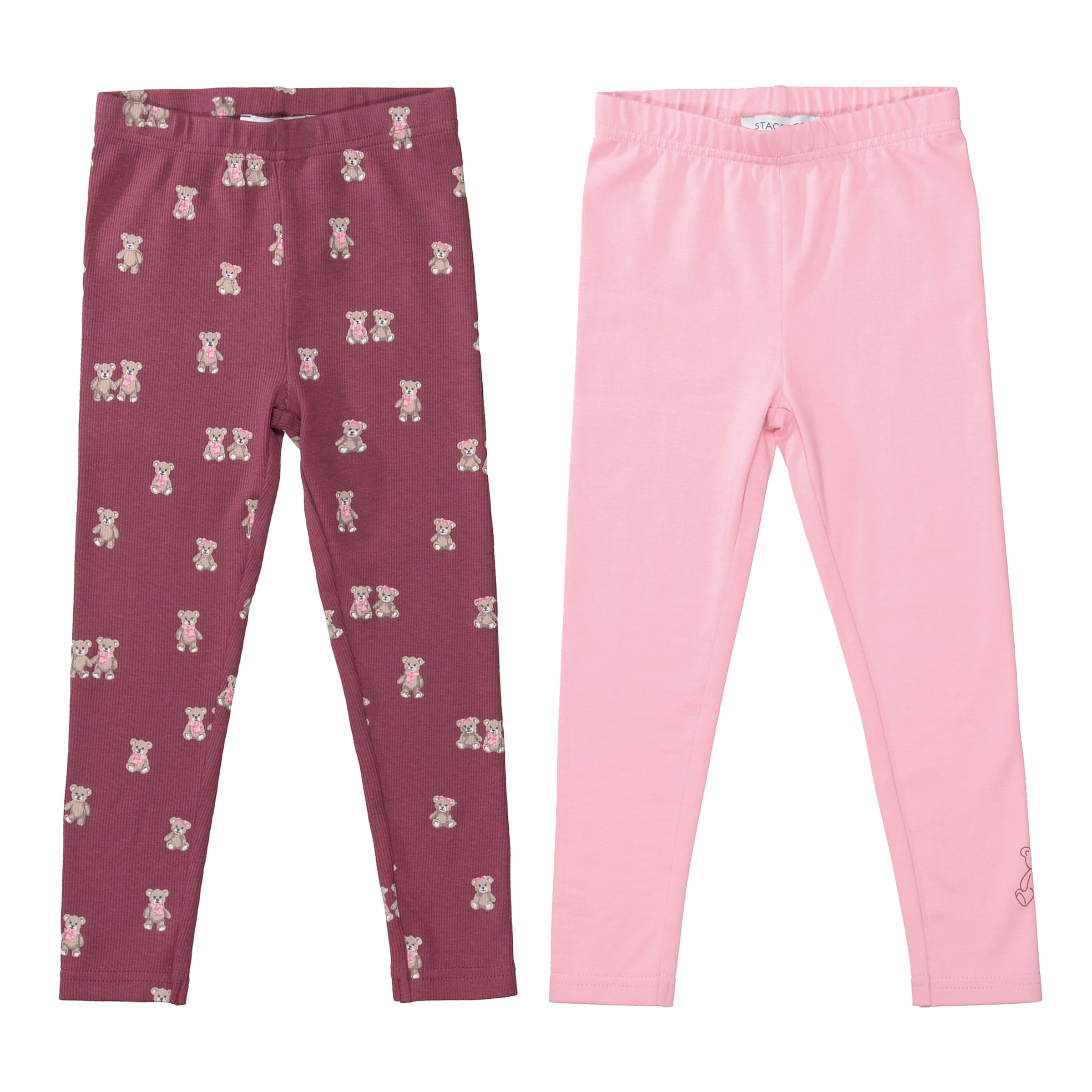 STACCATO Leggings 2er Pack unifarben / bedruckt / für Girls