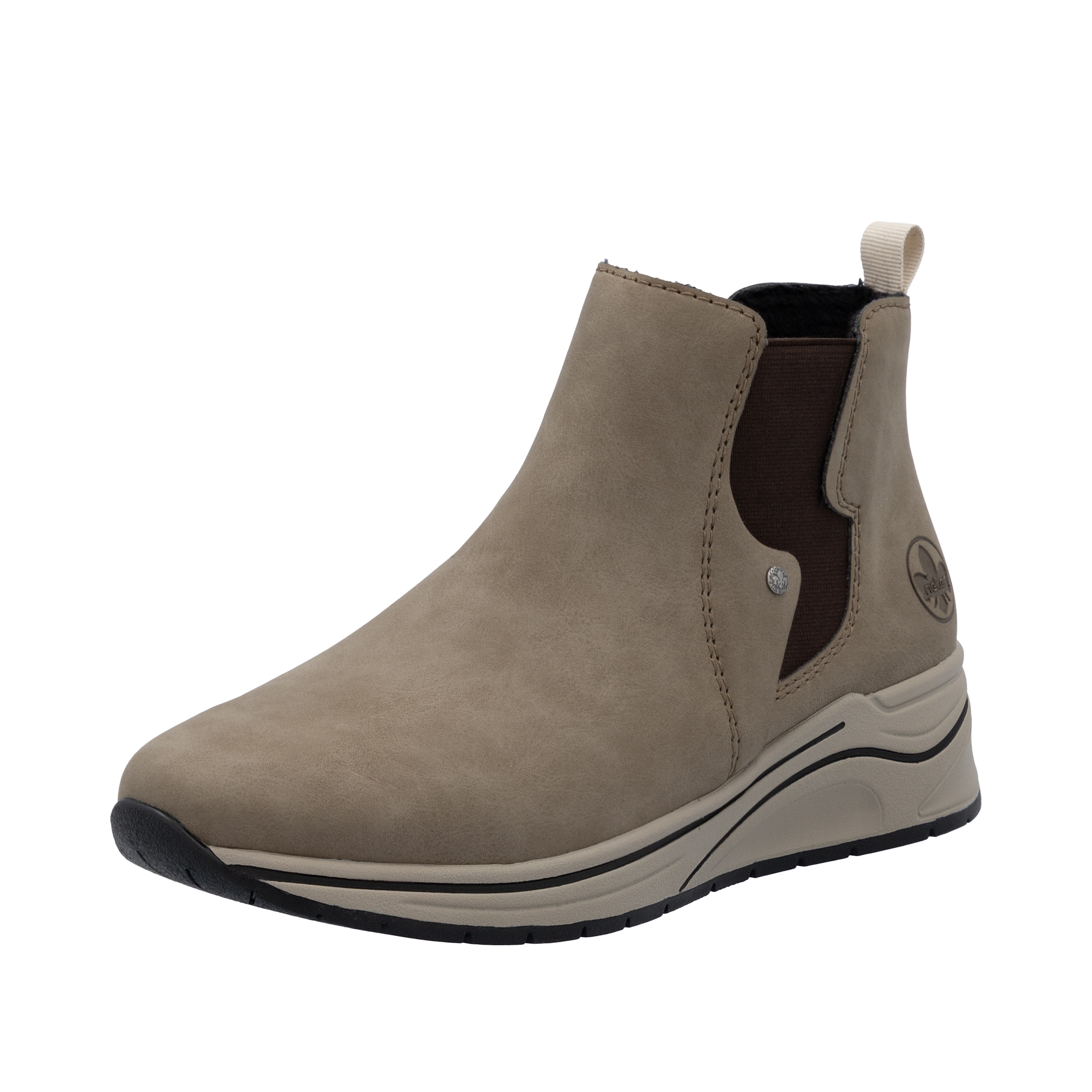 Rieker Chelseaboots Boots, Stiefelette, High Top Sneaker, Keilboots mit Stretcheinsatz