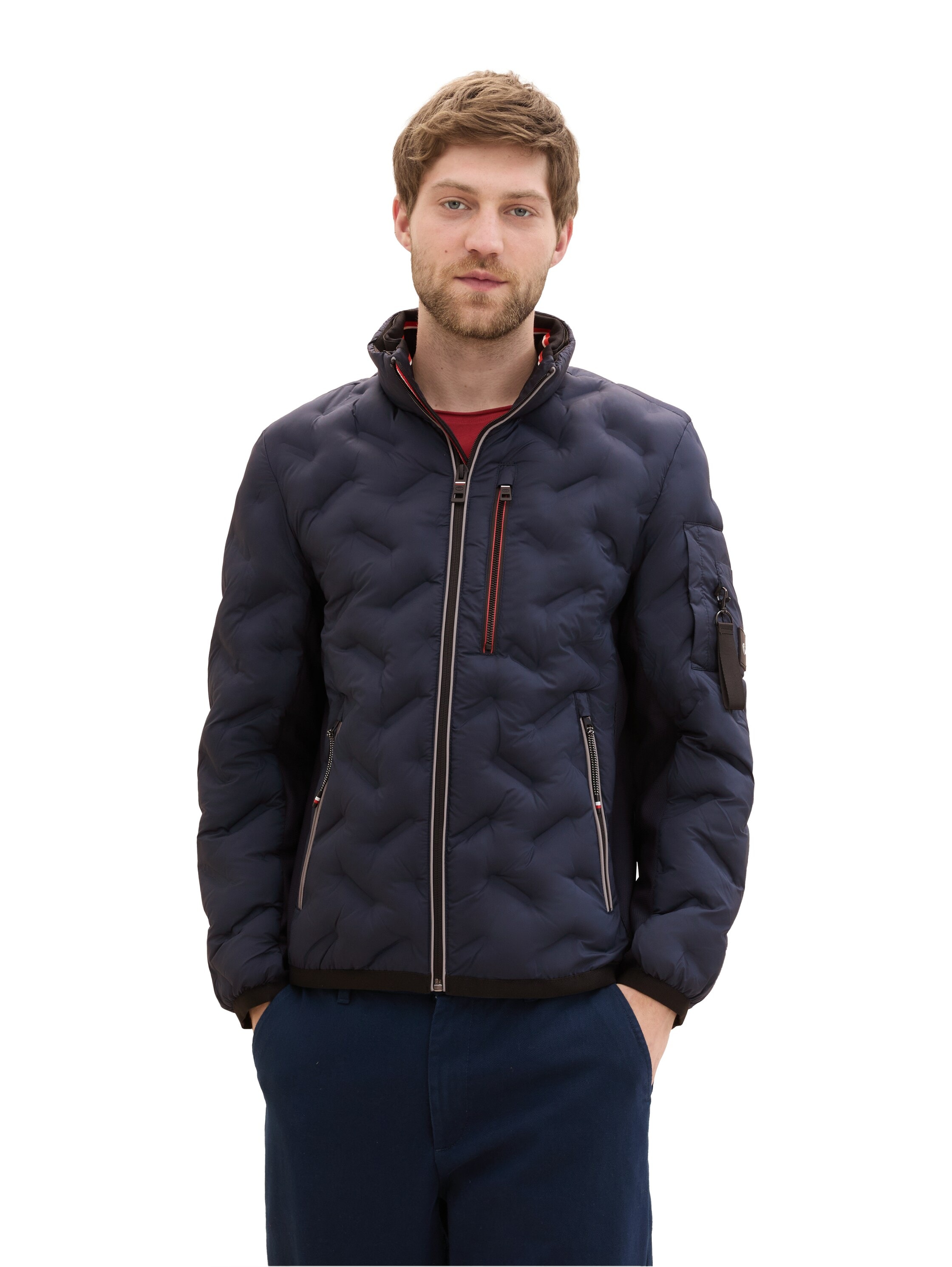 TOM TAILOR Hybridjacke, mit Kapuze, mit abnehmbarer Kapuze
