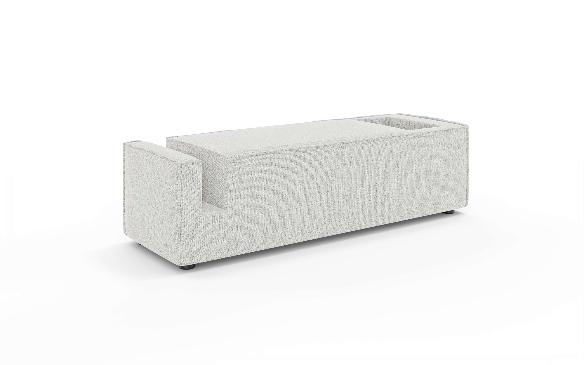 INOSIGN Sofaelement »HAILY Tisch XL für das Modulsofa, extra tief, Masse B/T/H: 45/130/37 cm«, als Modul oder separat verwendbar, mit Steckfach und Ablagefläche