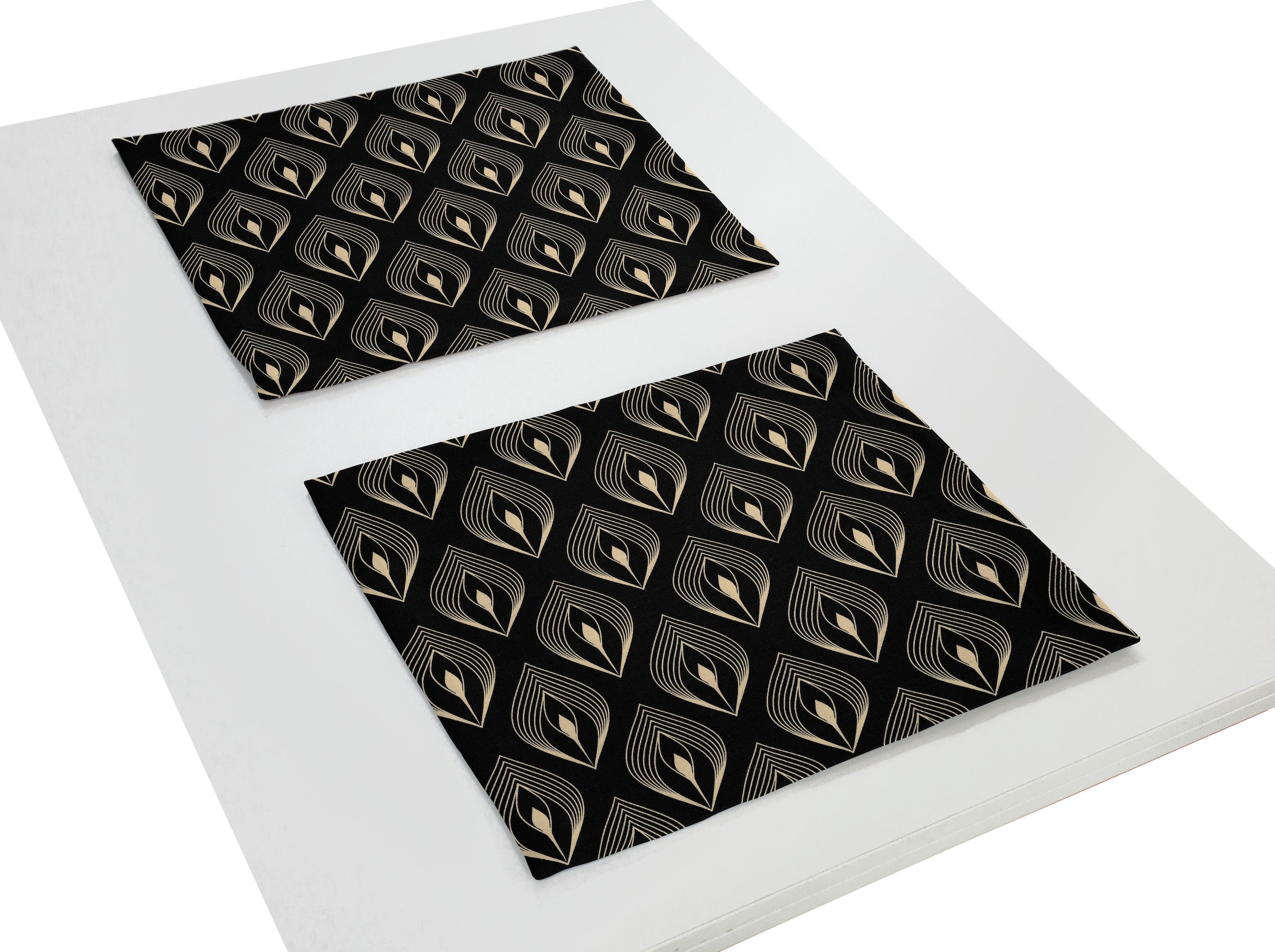 Adam Platzset "Feathers" GOTS organic,zertifiziert durch CERES 0242Made in Germany