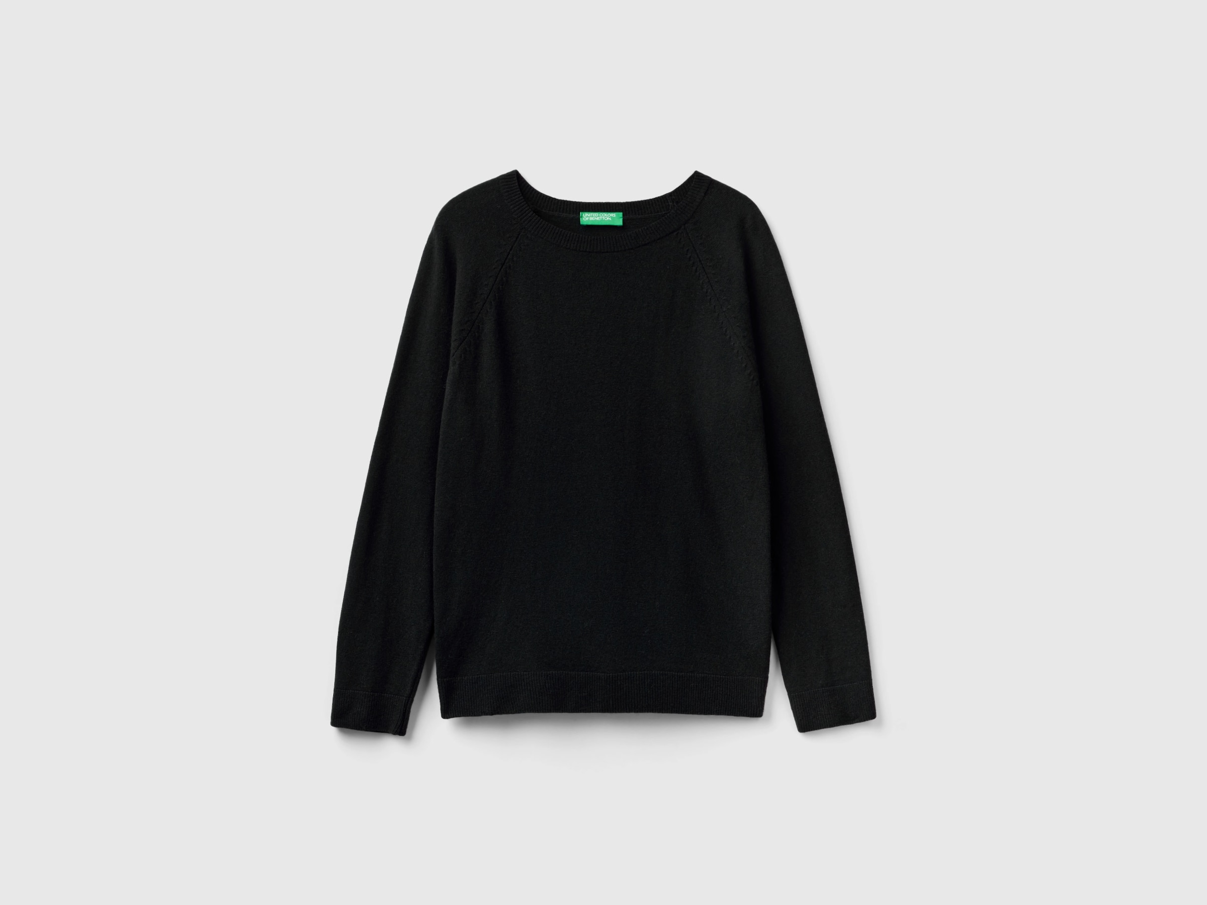 United Colors of Benetton Strickpullover, mit Raglanärmeln