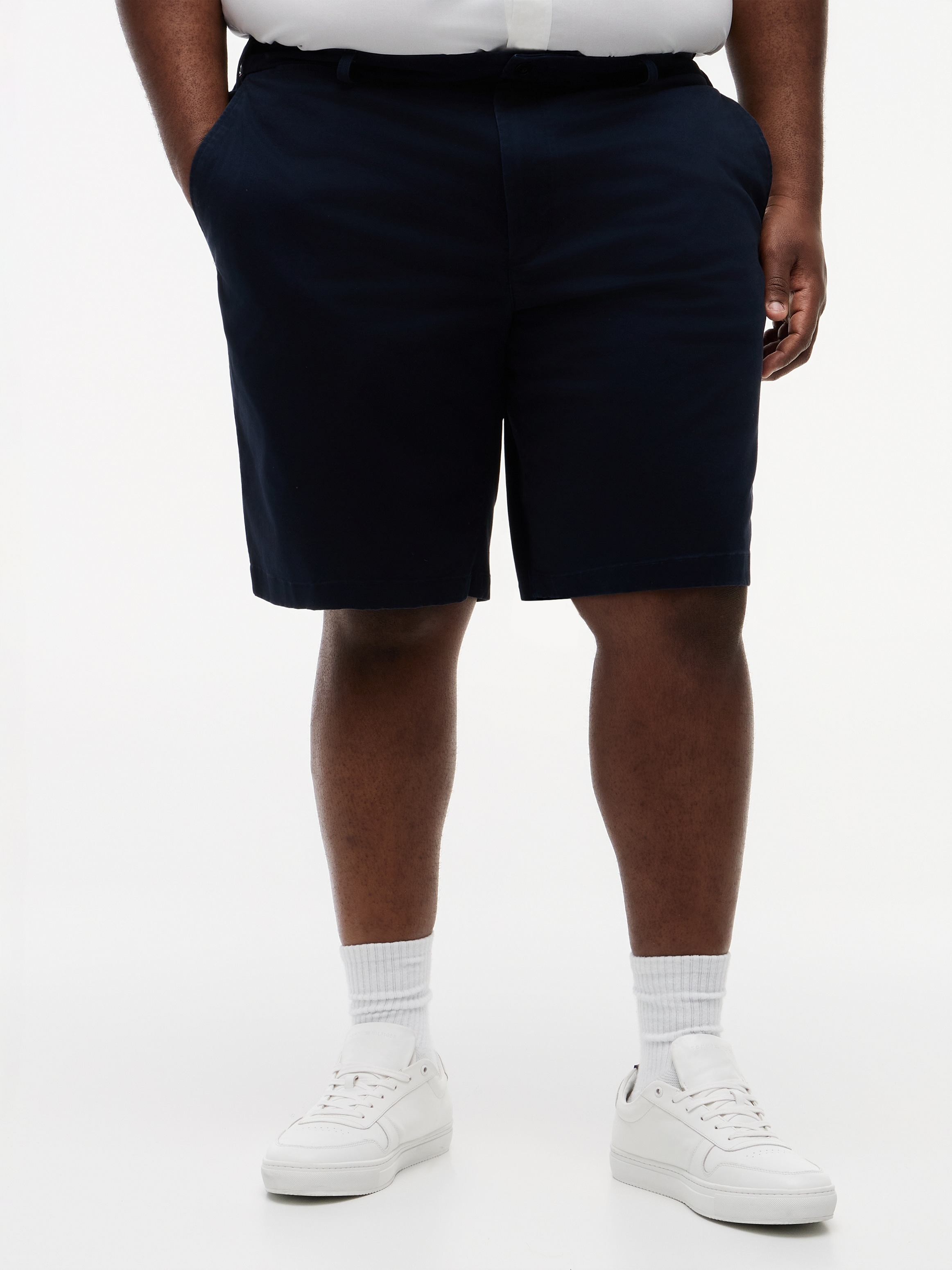 Tommy Hilfiger Big & Tall Shorts "BT-DNTN 9.5 ESS TWILL W/ BELT-B" Grosse Grösse, normale Passform