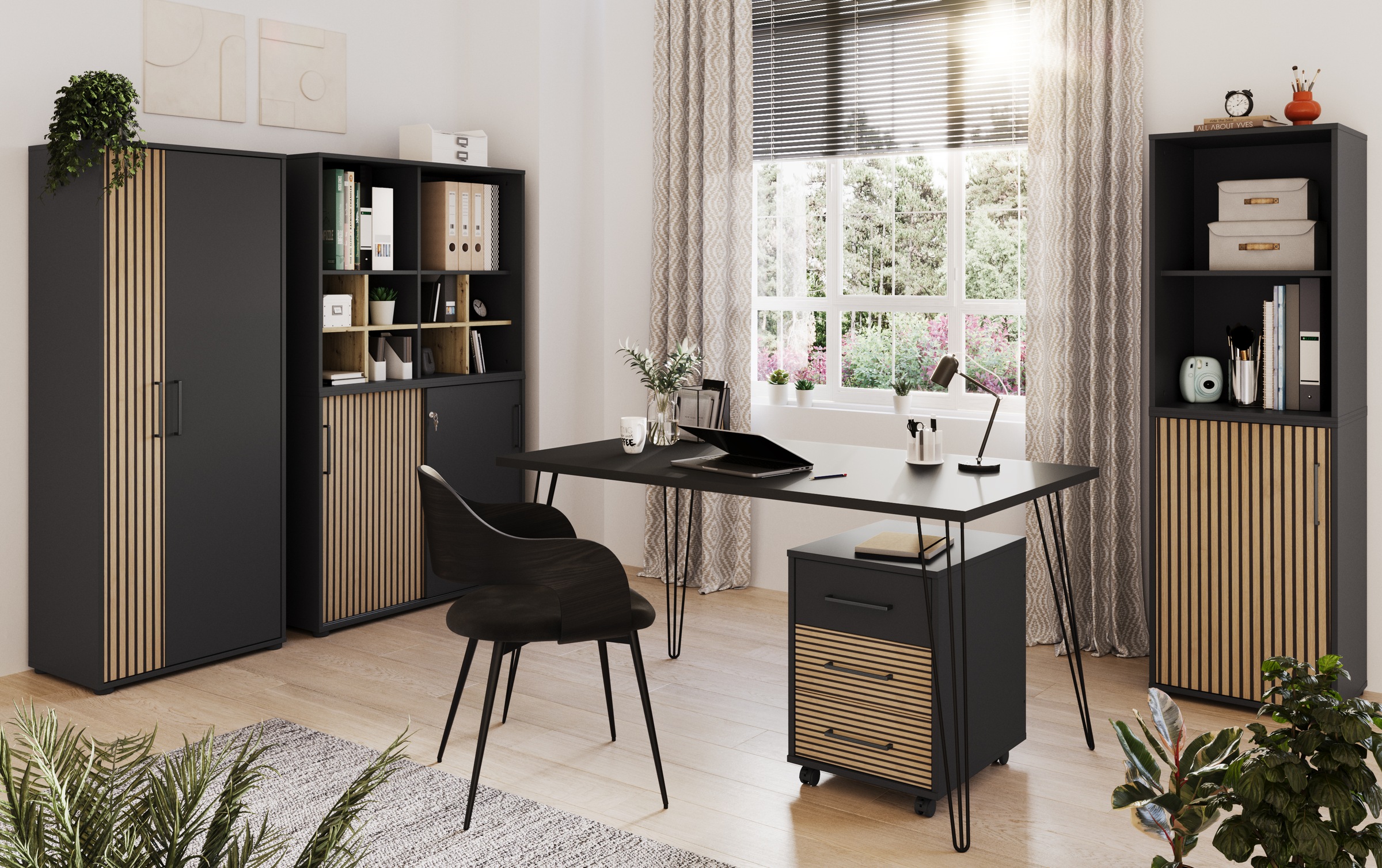 welltime Aktenschrank "Hank, Aktenschrank, Made in Germany, B: 50 cm" Solide Verarbeitung - Dieses Produkt ist in Deutschland gefertigt