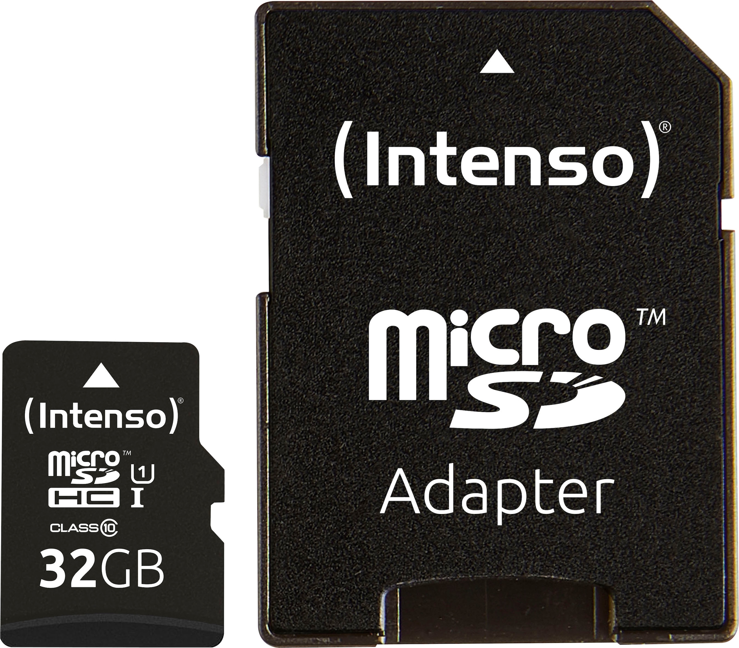 Intenso Speicherkarte »microSDHC UHS-I Premium + SD-Adapter«, (45 MB/s Lesegeschwindigkeit)