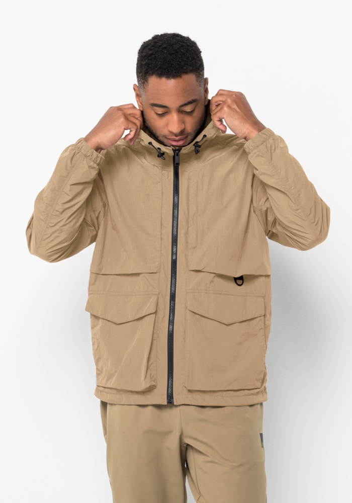 Outdoorjacke »LIGHTSOME WANDER JKT M«, mit Kapuze