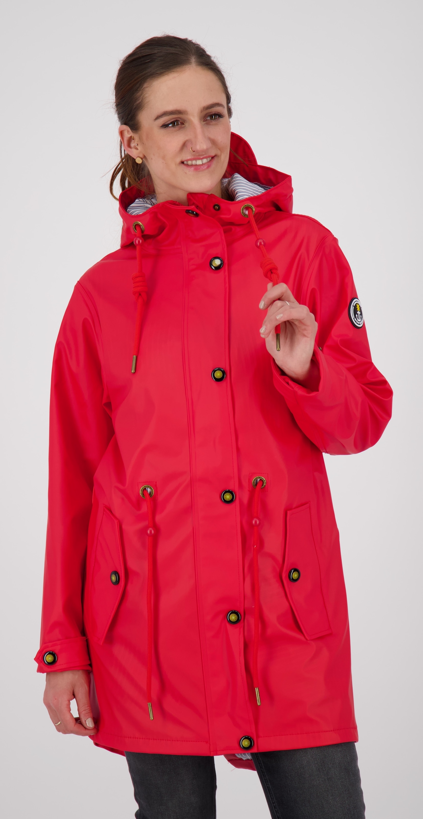 DEPROC Active Regenjacke »Friesennerz LOVE PEAK UNI WOMEN«, auch in Grossen Grössen erhältlich