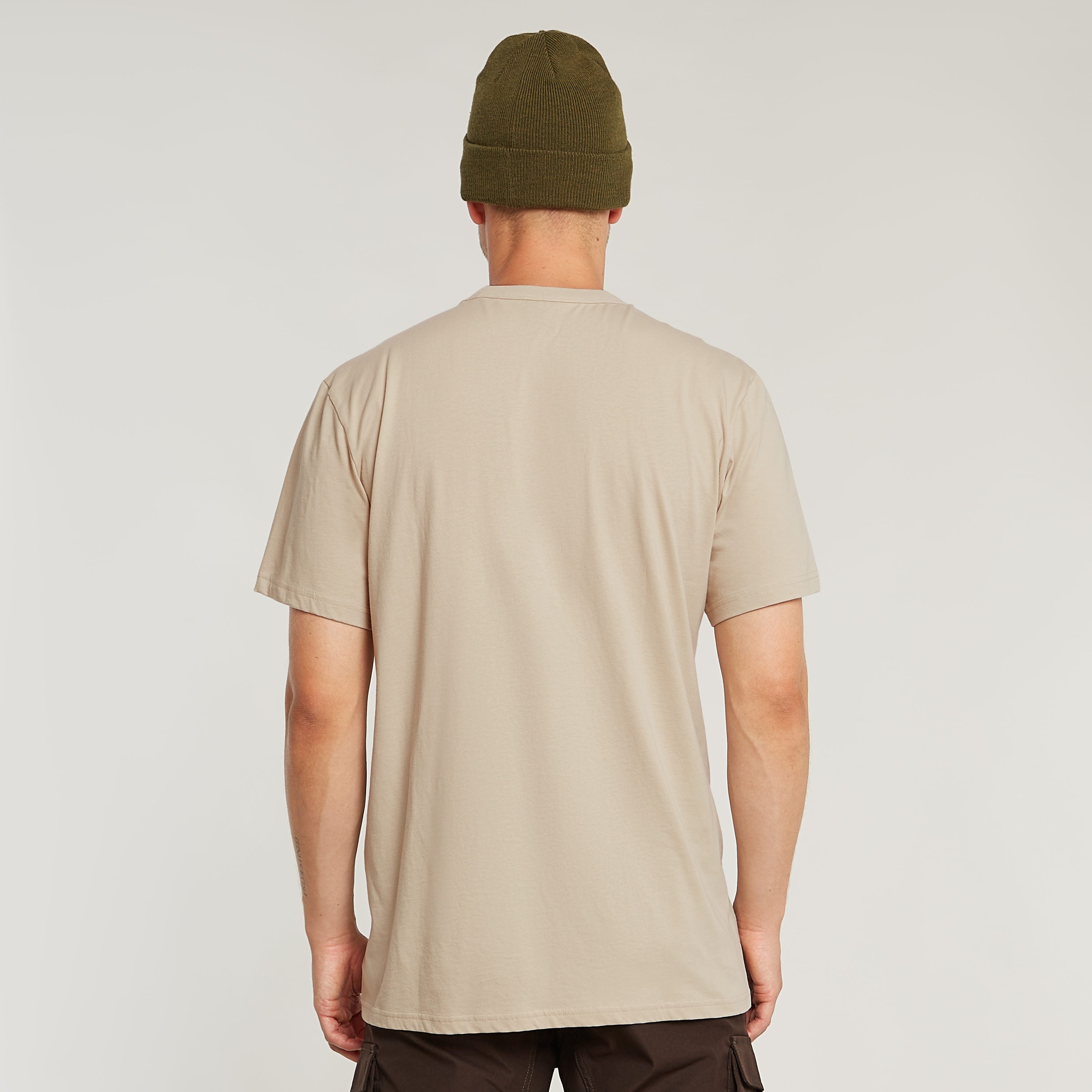 G-STAR T-Shirt »Nifous«, Rundhals, mit Rippeinsatz