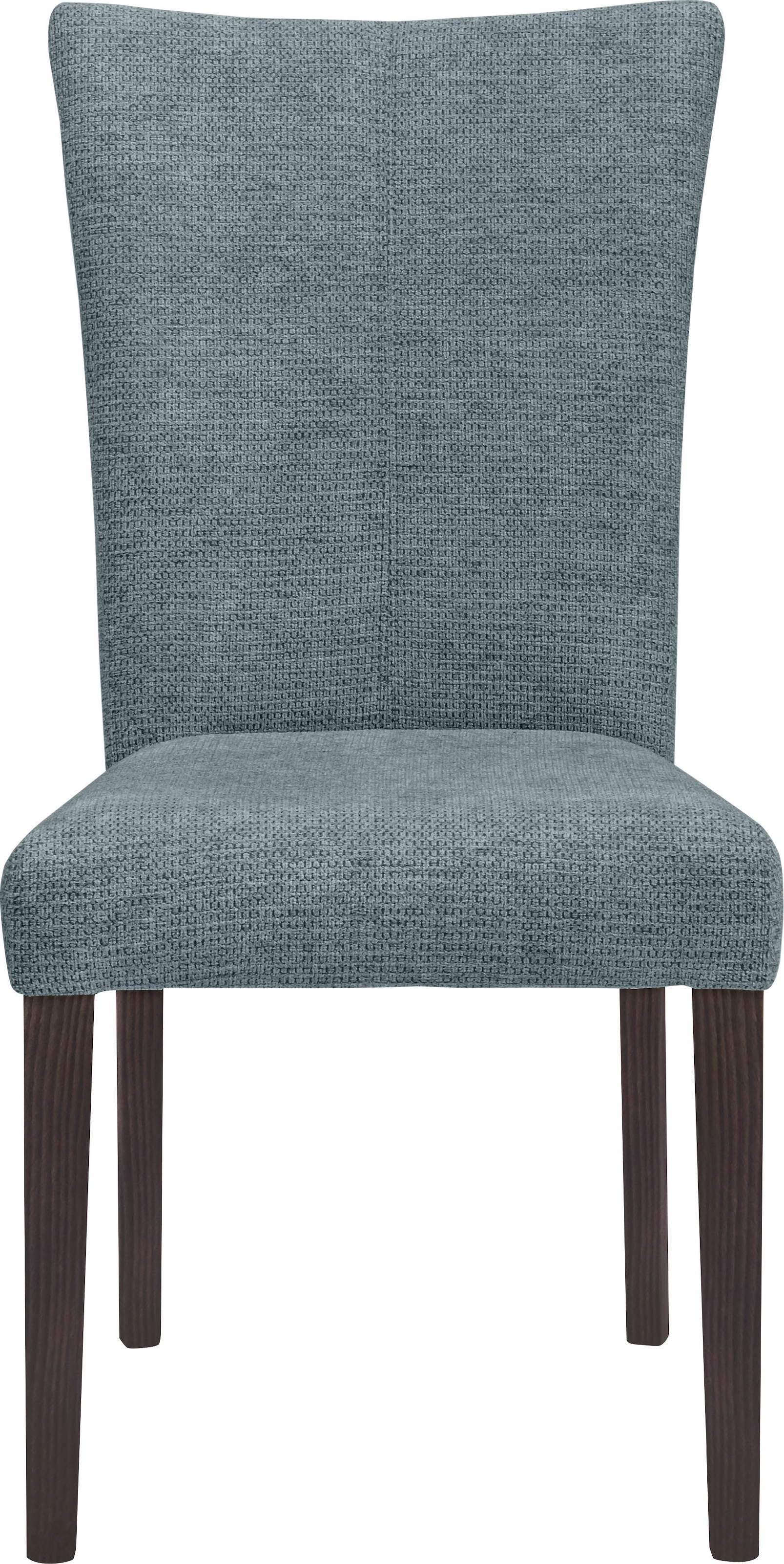 Home affaire 4-Fussstuhl »Aspen«, (Set), 2 St., Softstruktur, Beine aus massiver Buche, wengefarben lackiert