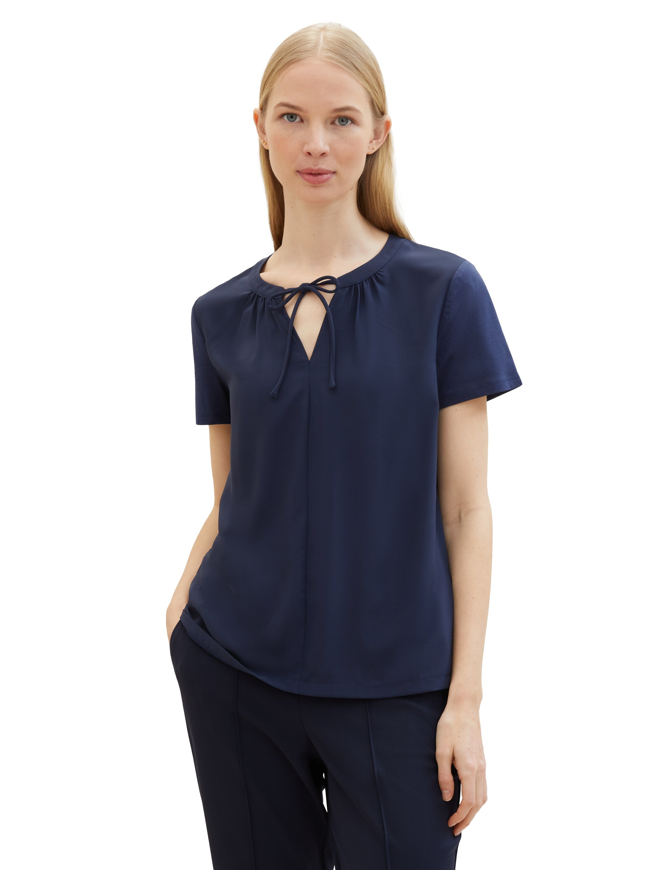 TOM TAILOR T-Shirt, mit Henley-Ausschnitt