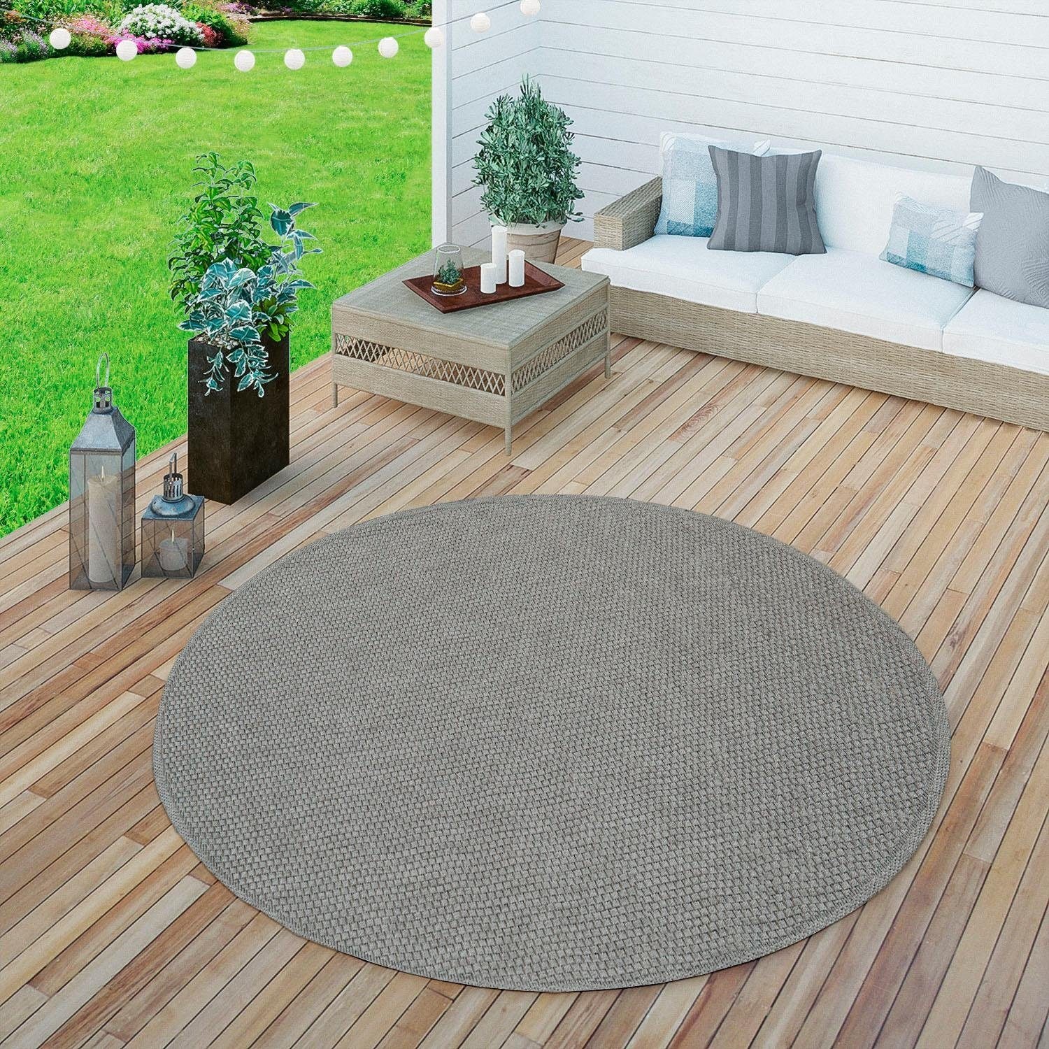 Paco Home Teppich »Tatami Memory mit rund, online Kurzflor, Uni kaufen waschbar | 475«, Foam, Jelmoli-Versand Farben