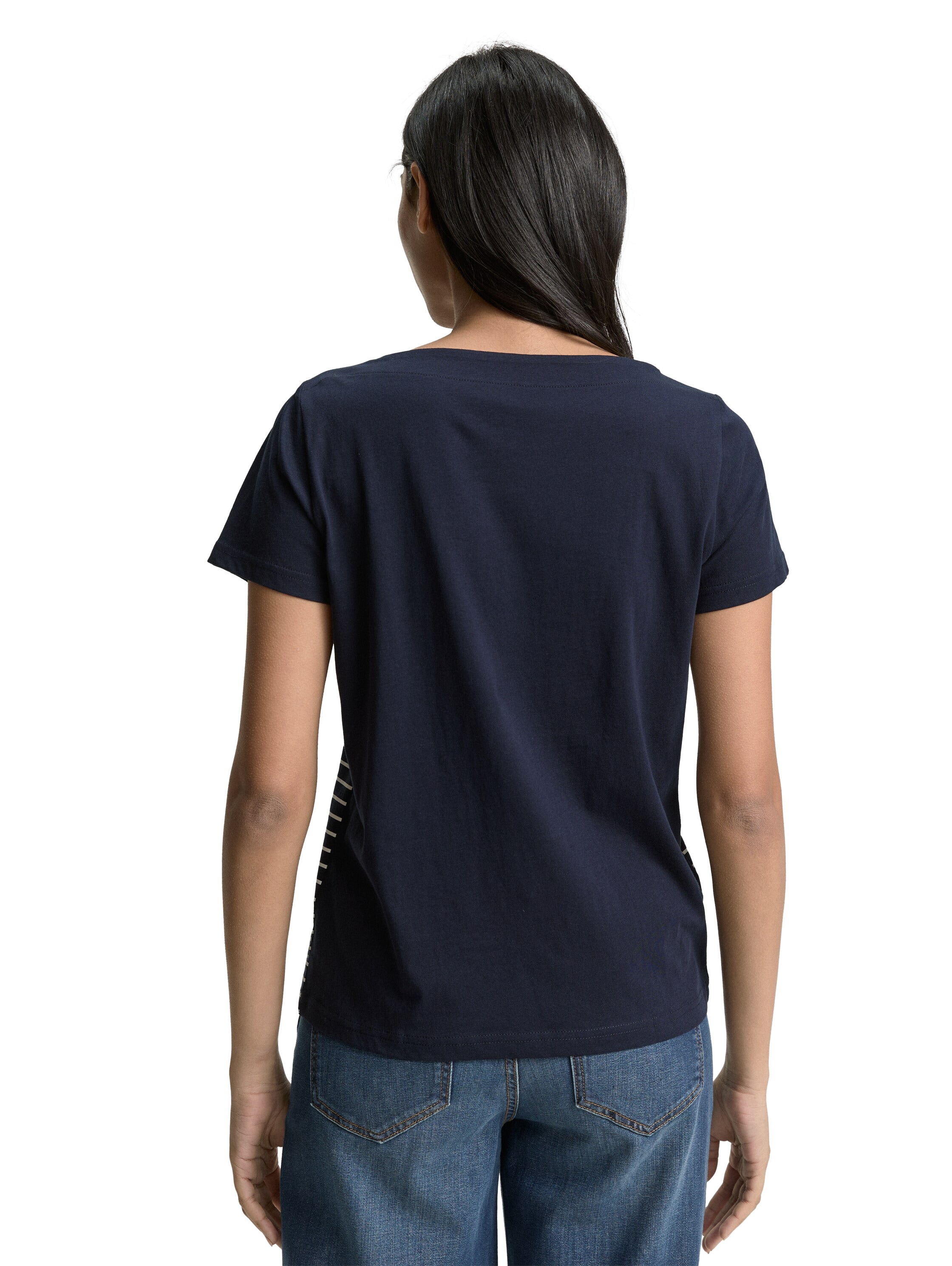 TOM TAILOR Print-Shirt, (2 tlg.), mit Streifen- und Logoprint