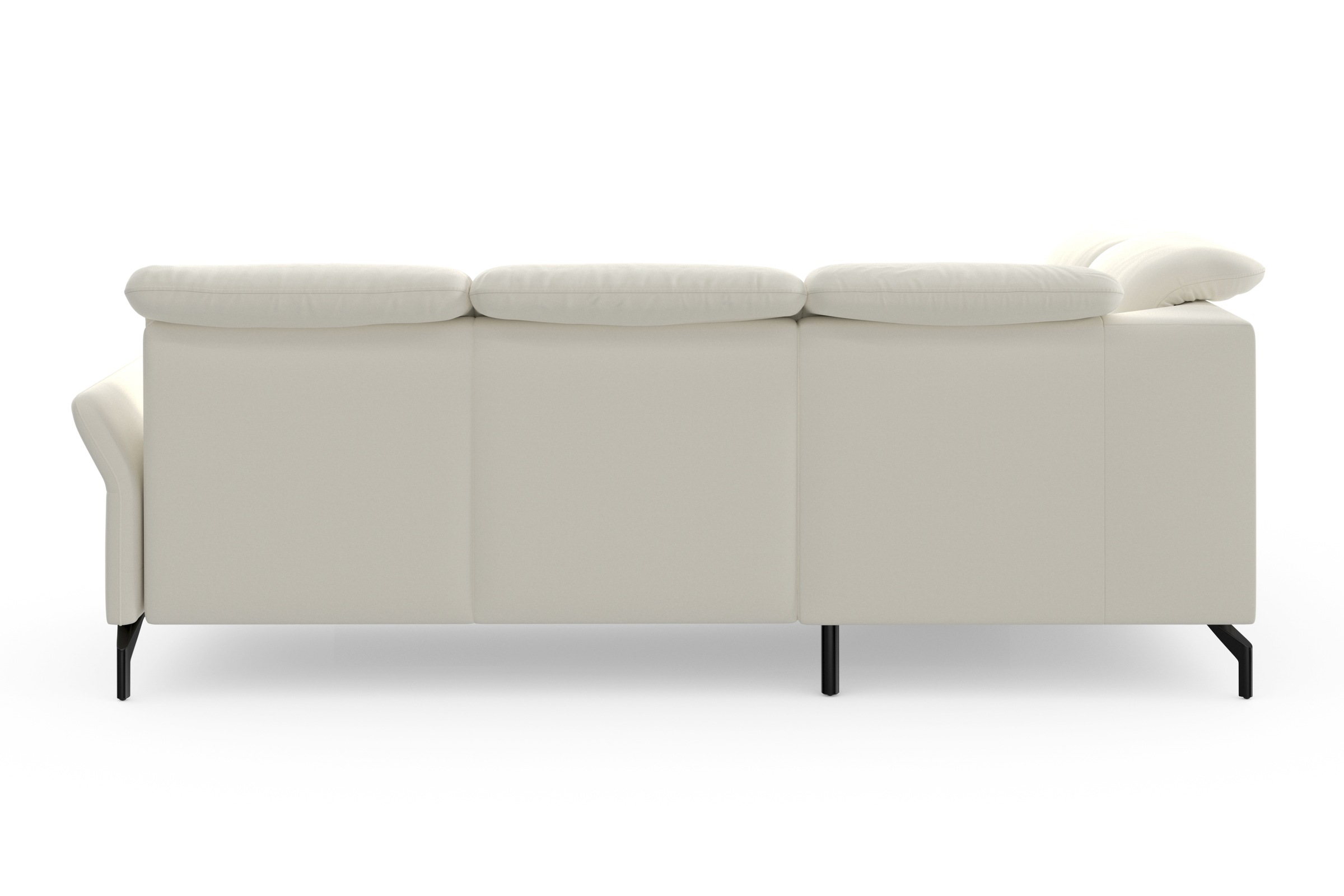 sit&more Ecksofa »Fashion L-Form«, wahlweise mit Kopfteilverstellung und Vorziehsitz, motorisch