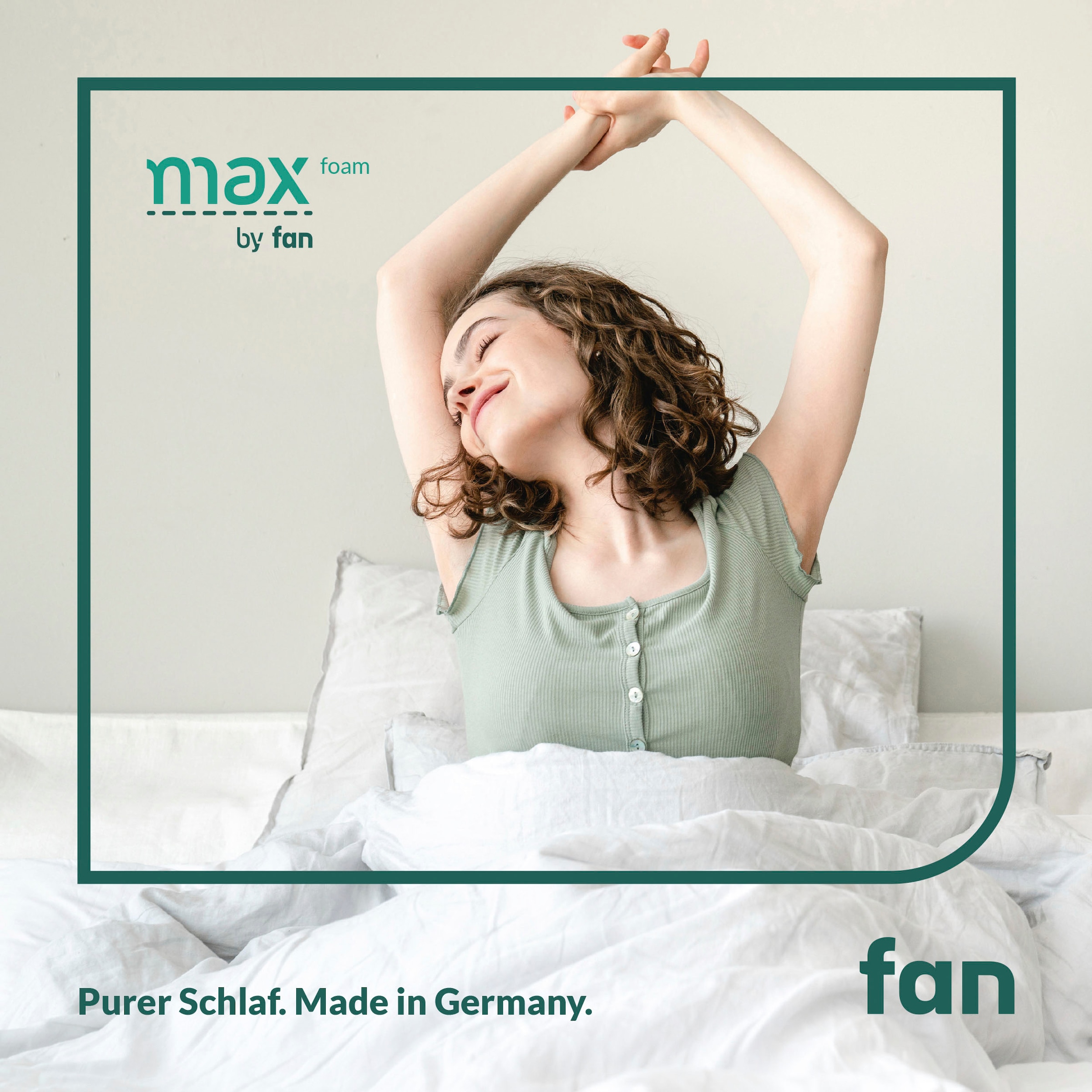 fan Komfortschaummatratze »max foam by fan, 5 Zonen Matratze 90x200 cm, 140x200 & weitere Grössen«, 18 cm hoch, Raumgewicht: 30 kg/m³, (1 St.), Matratze flexibel bis 140 kg, ergonomisch, atmungsaktiv