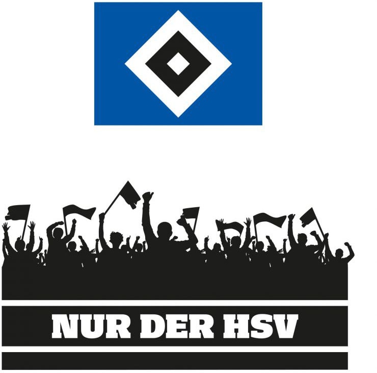 Wall-Art Wandtattoo Jelmoli-Versand St.) HSV | Logo«, Fans kaufen online »Nur (1 und der