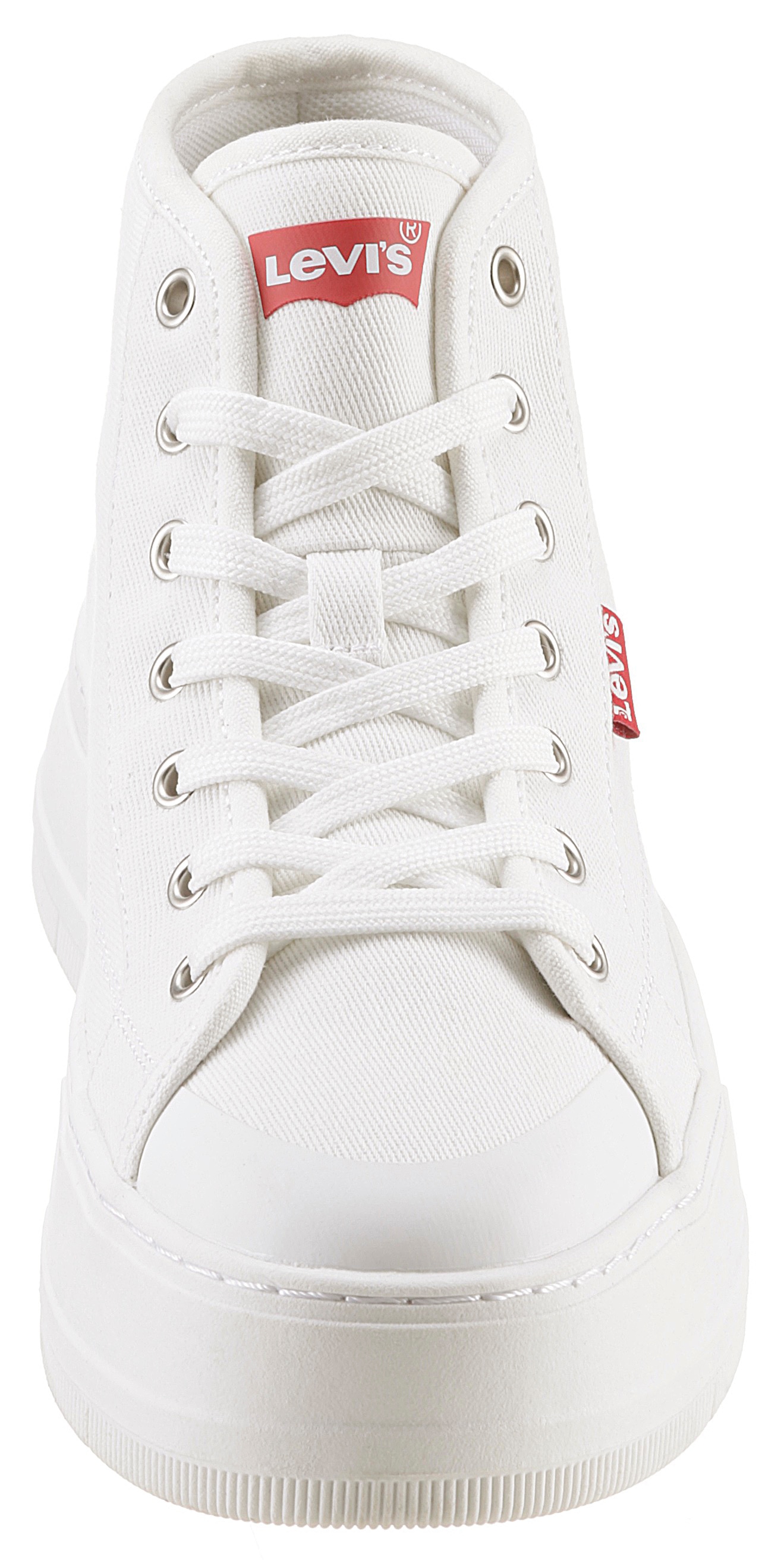 Levi's® Kids Sneaker »MAUI LIGHT MID«, mit Gummi besetzte Spitze, Freizeitschuh, Halbschuh, Schnürschuh