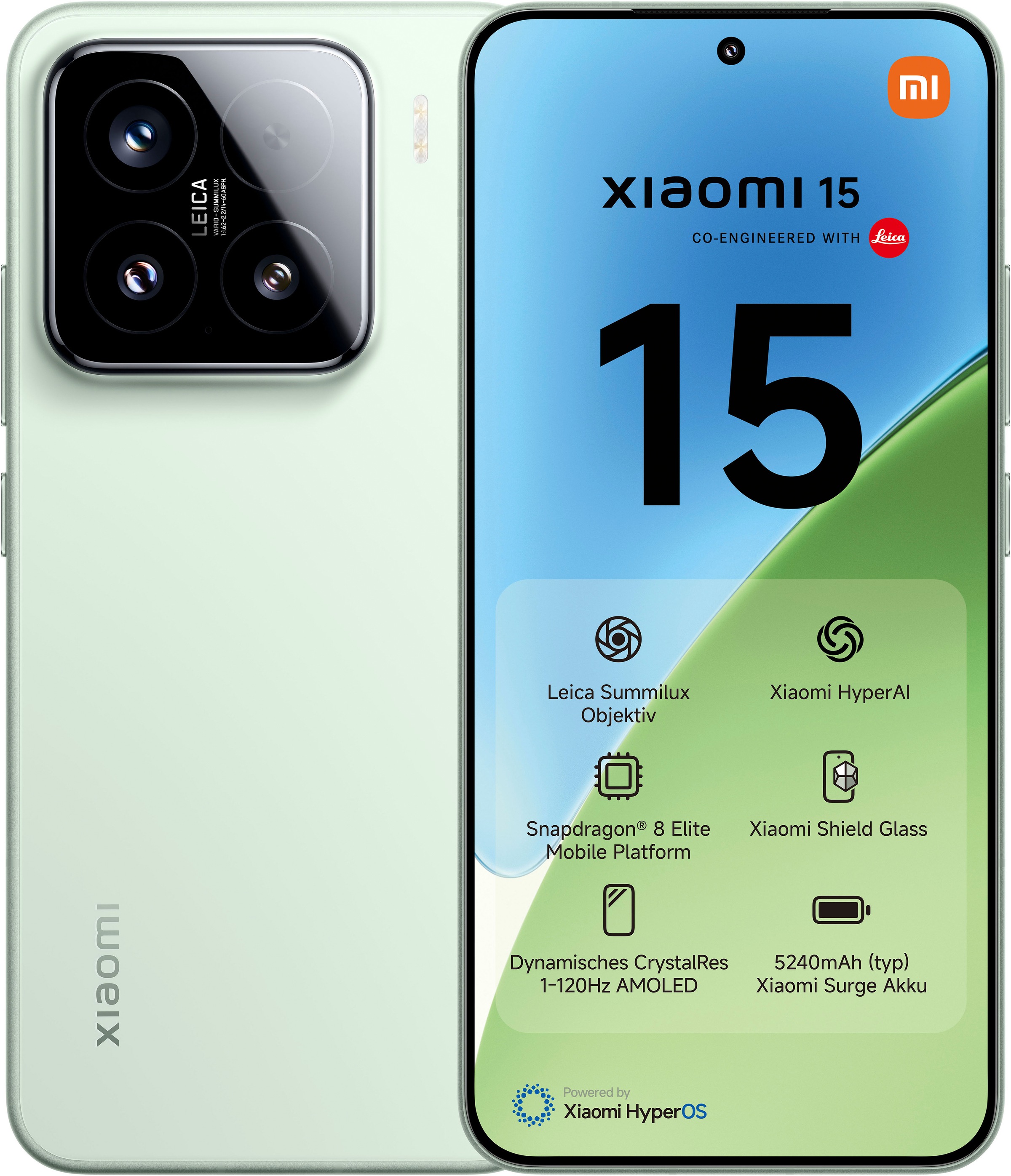 Xiaomi Smartphone "15 12+512GB" Grün