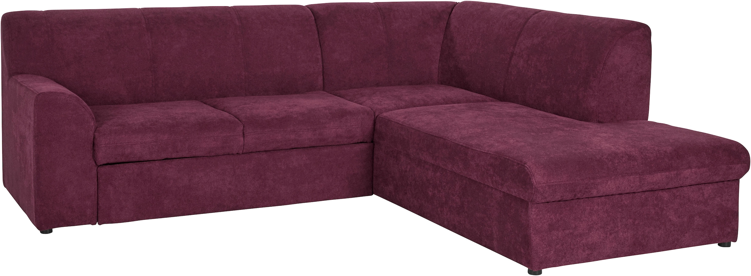 DOMO collection Ecksofa »Topper zeitlos elegant, kompakte Stellmasse, OTTOs Choice, L-Form«, mit Ottomane, wahlweise mit Schlaffunktion