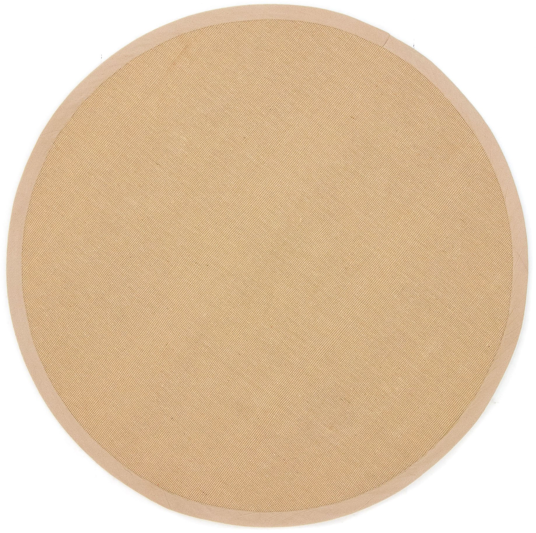 carpetfine Sisalteppich »Sisal«, rund, mit farbiger Bordüre, Anti-Rutsch  Rückseite online bestellen | Jelmoli-Versand