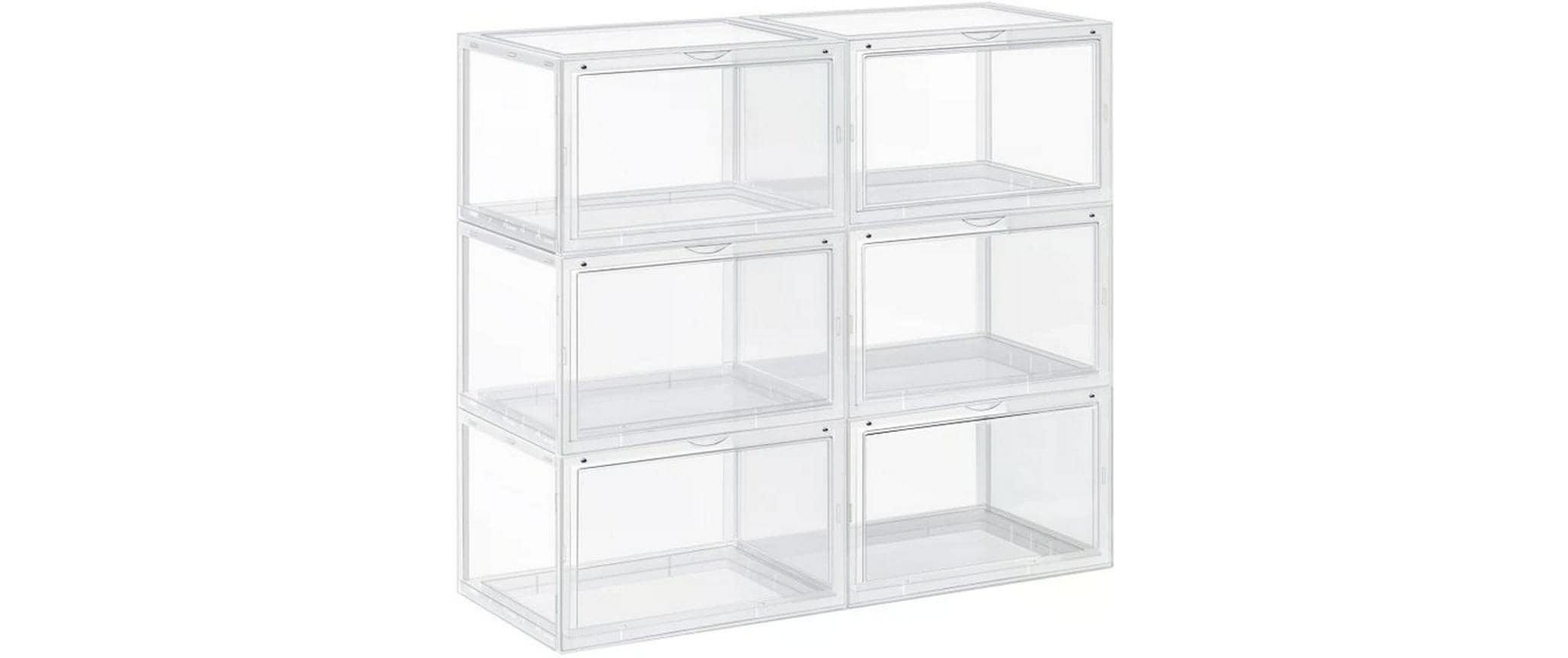 SONGMICS Schuhschrank »6-er Set Transparent«