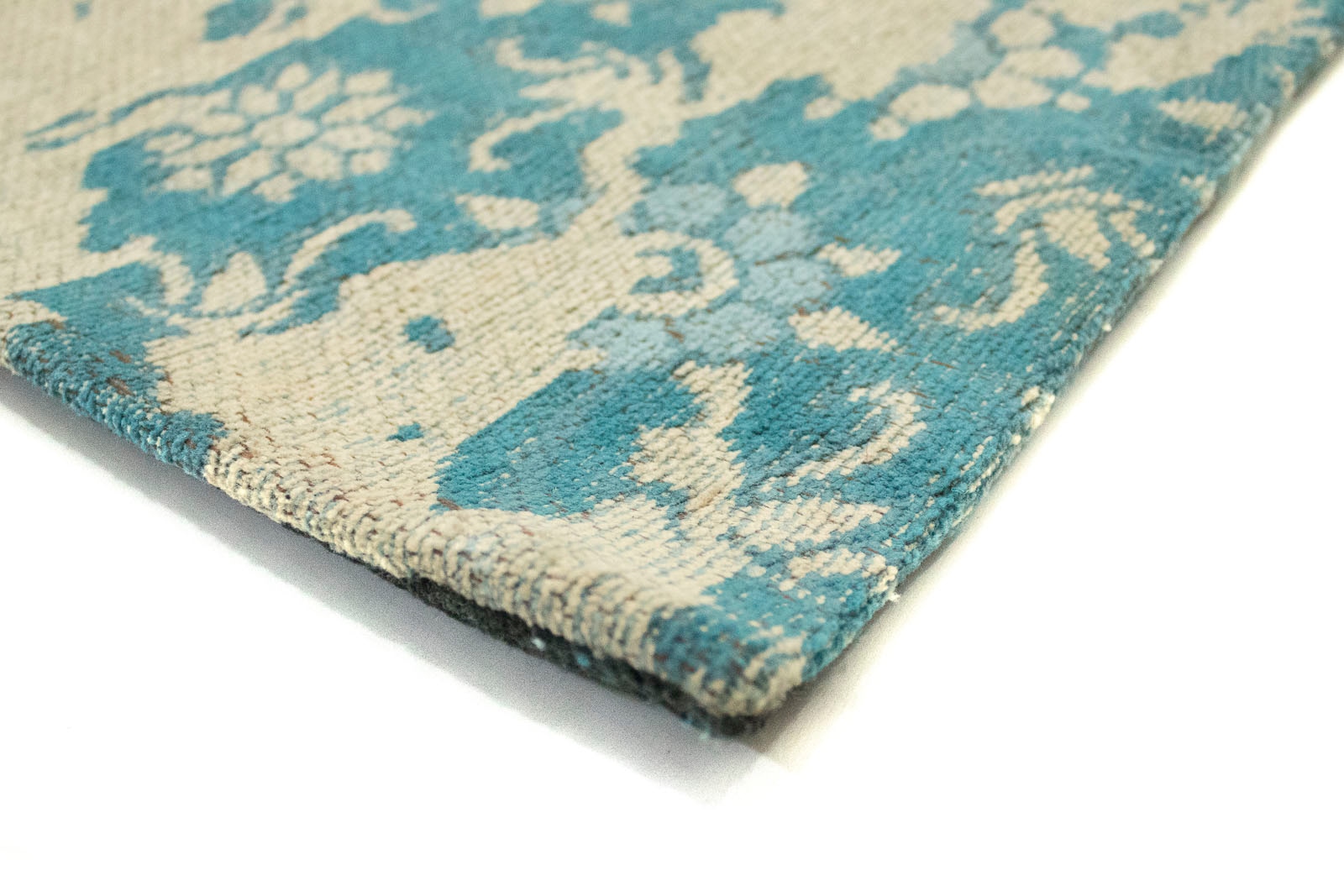 morgenland Teppich »VINTAGE COMET«, rechteckig, 6 mm Höhe, Kurzflor, Viskose, Shabby, Wohnzimmer