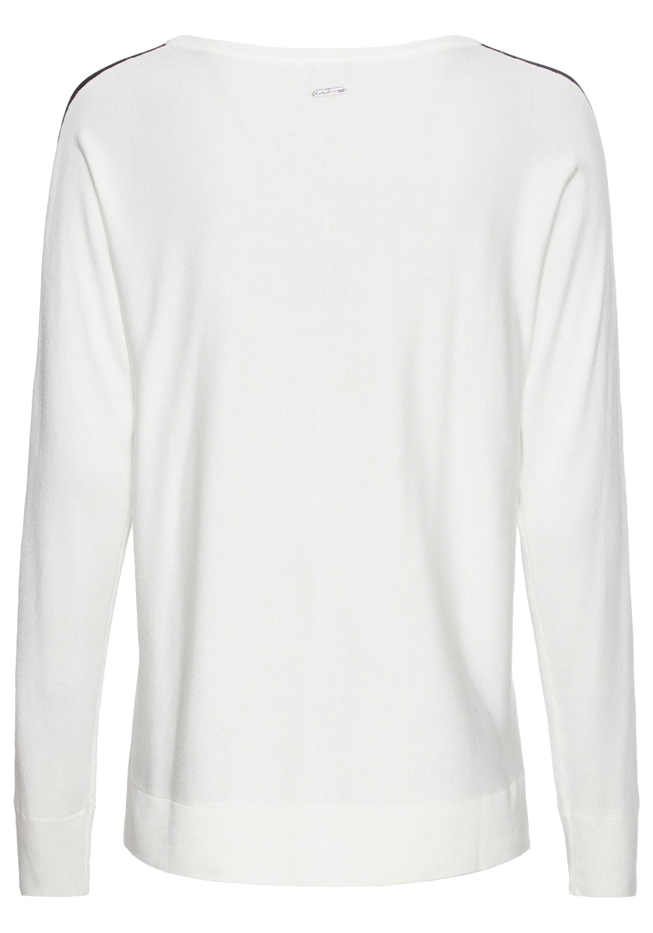 Laura Scott Longpullover, mit Kontraststreifen