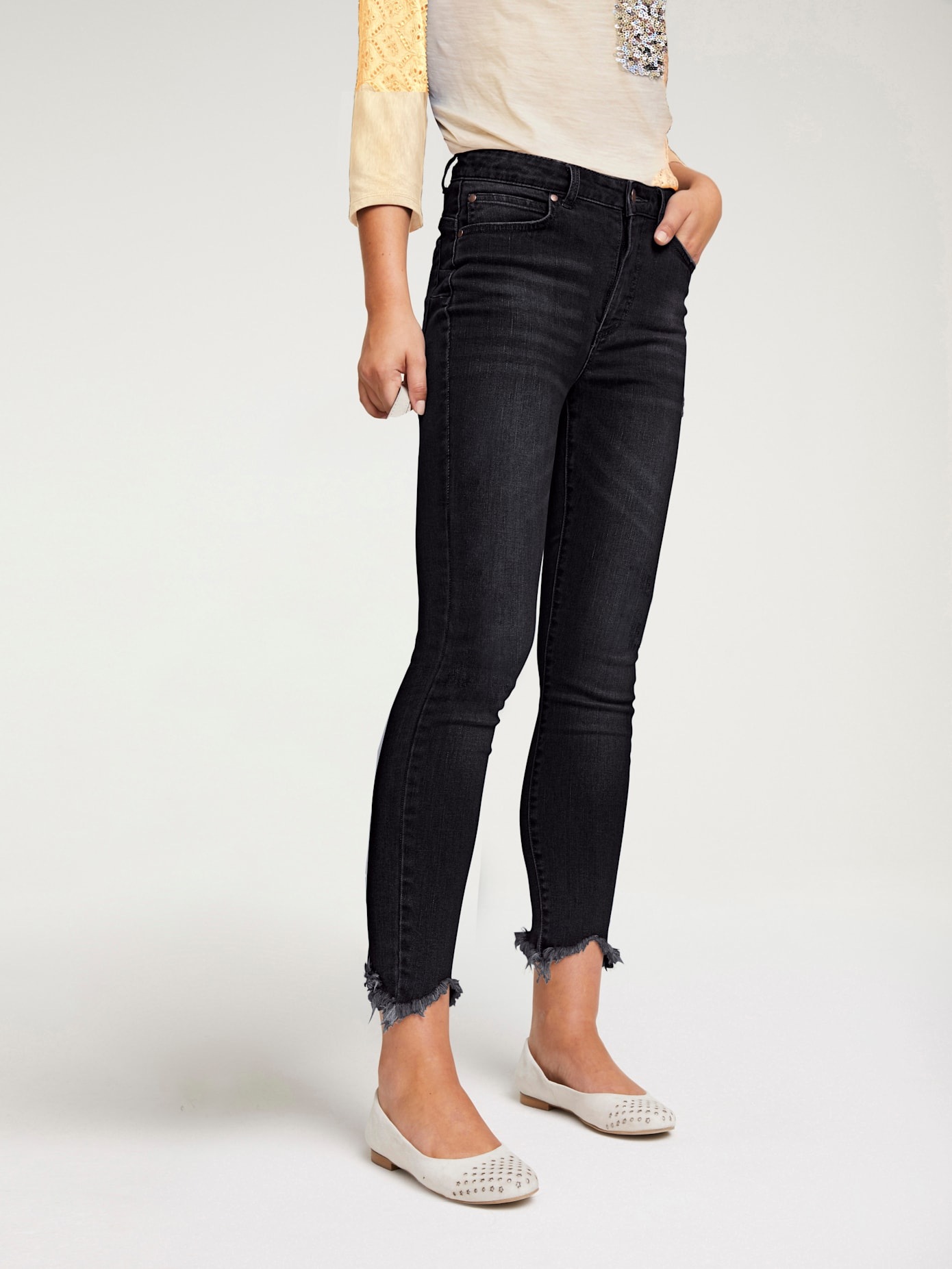 LINEA TESINI by heine Röhrenjeans 1 Stk.