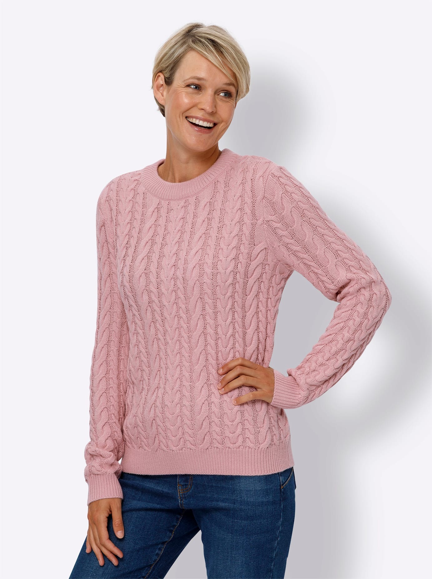 Classic Basics Rundhalspullover »Langarm-Pullover«