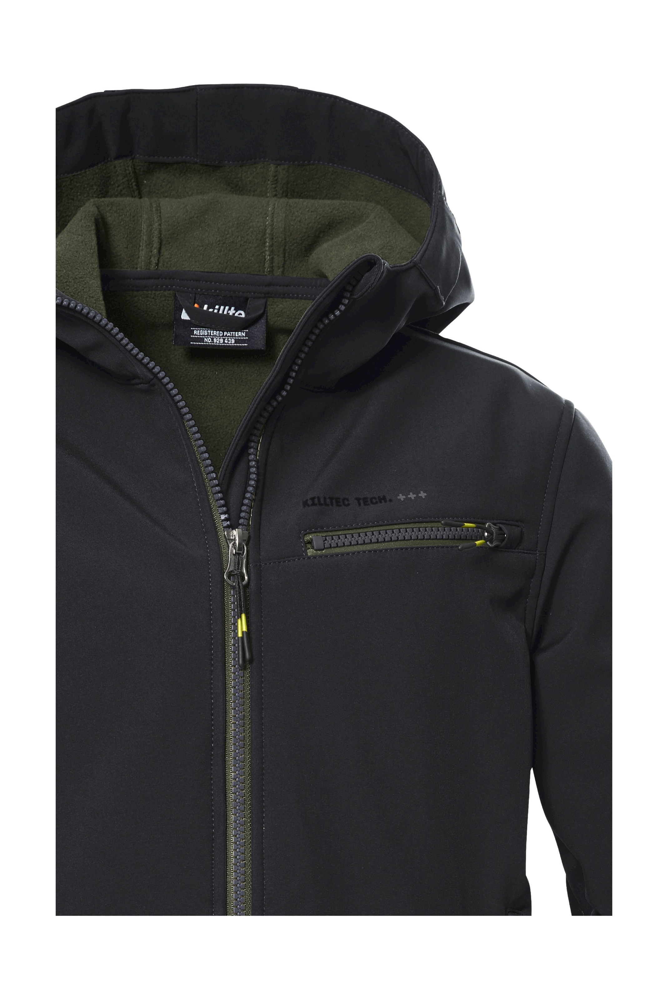 Killtec Softshelljacke »KOW 157 BYS SFTSHLL JCKT«, Wind- und wasserabweisende Softshelljacke mit Fleece und Kapuze