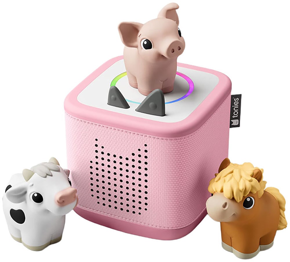 tonies Lautsprecher "Toniebox 2 Starter Set My First Tonies Bauernhof" 1.0 (Bluetooth WLAN 42 W)