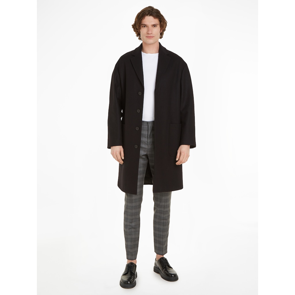 Calvin Klein Wollmantel »MODERN WOOL BLEND COAT«