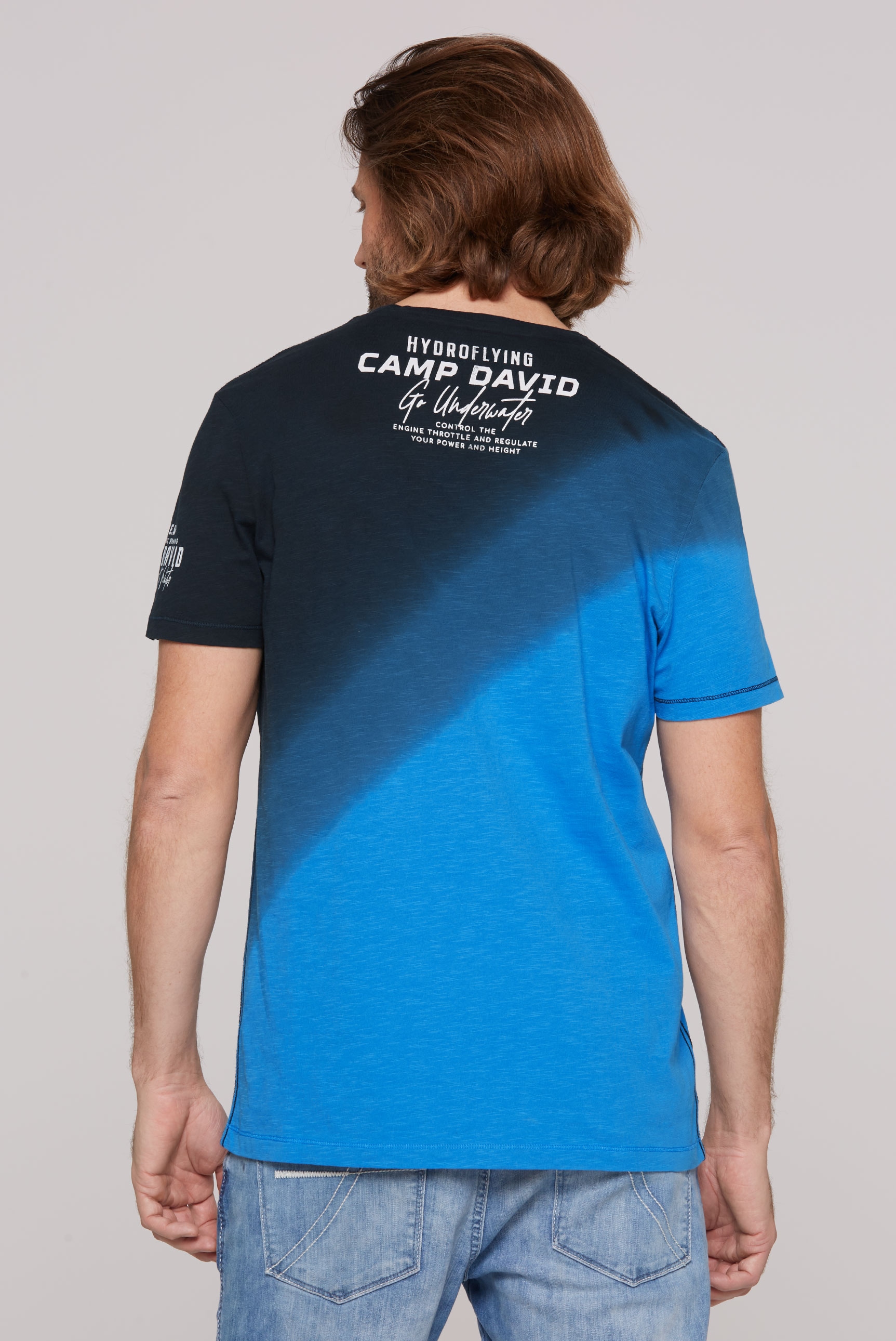 CAMP DAVID T-Shirt, mit Logo Artwork