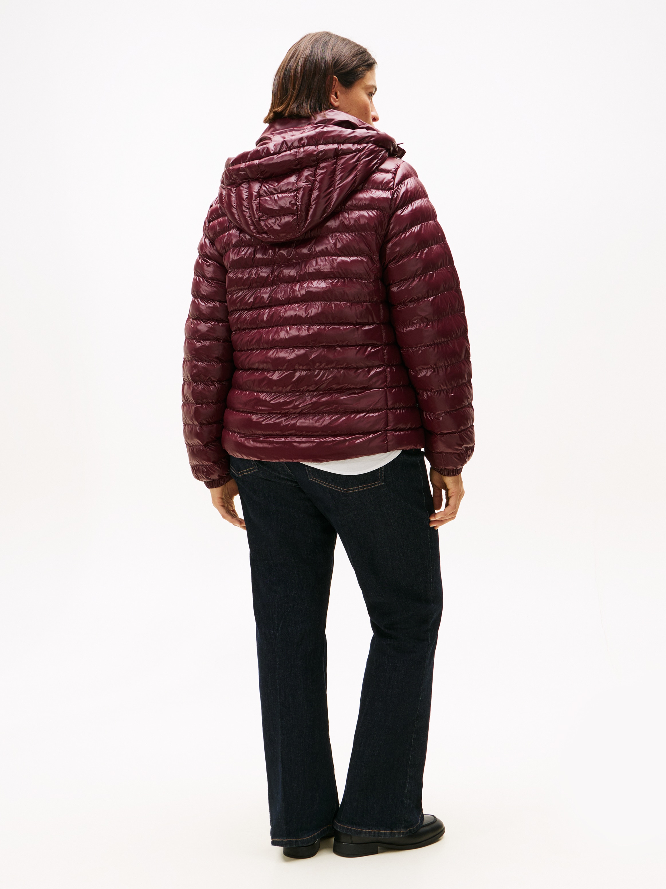 Tommy Hilfiger Curve Steppjacke »CRV LW PADDED SLIM JACKET«, mit Kapuze, in grossen Grössen