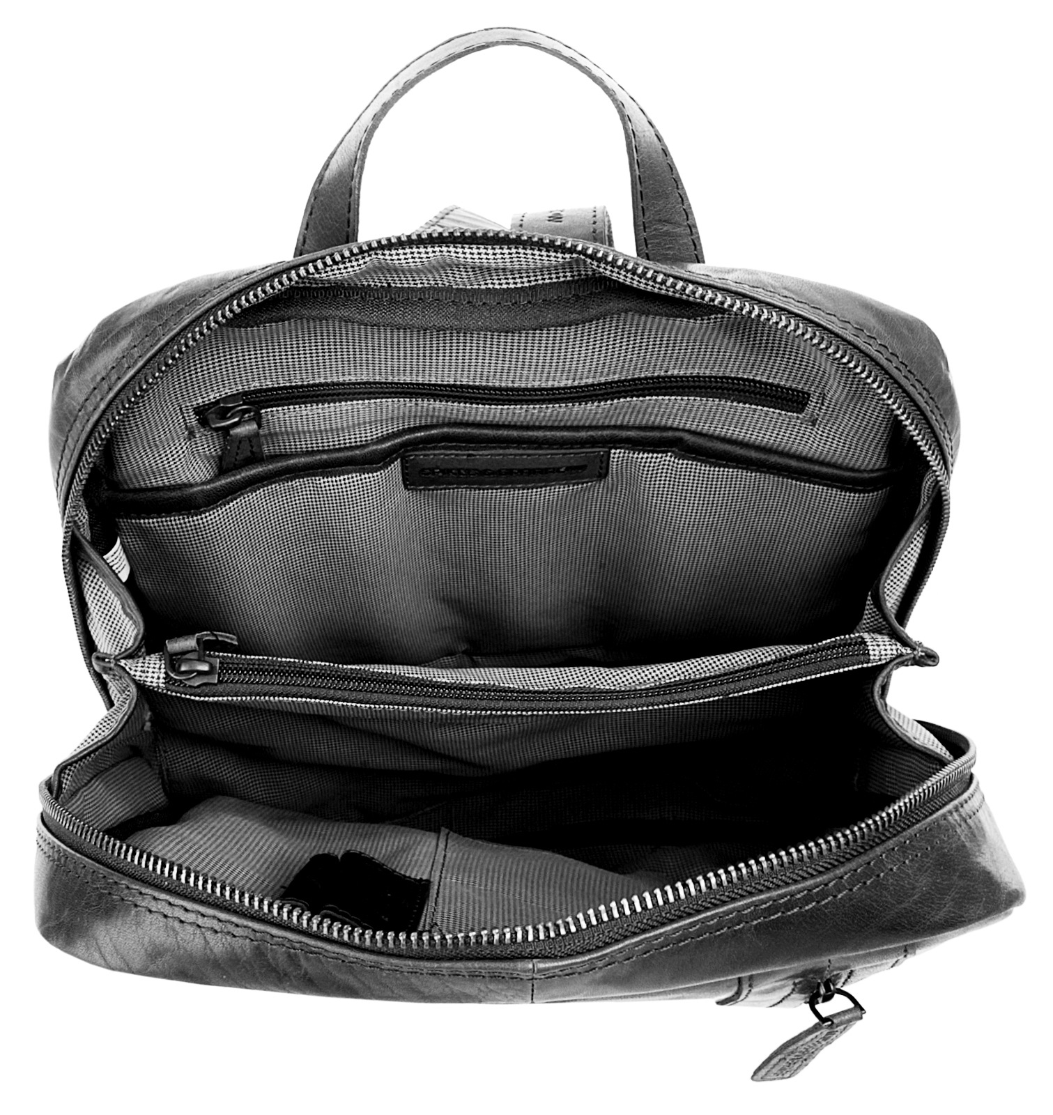 Spikes & Sparrow Laptoprucksack, echt Leder