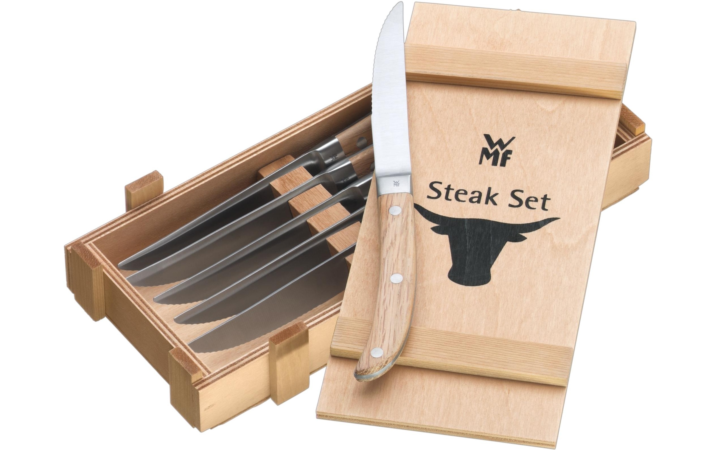 WMF Steakmesser »Ranch 6 Stück«, (6 tlg.)