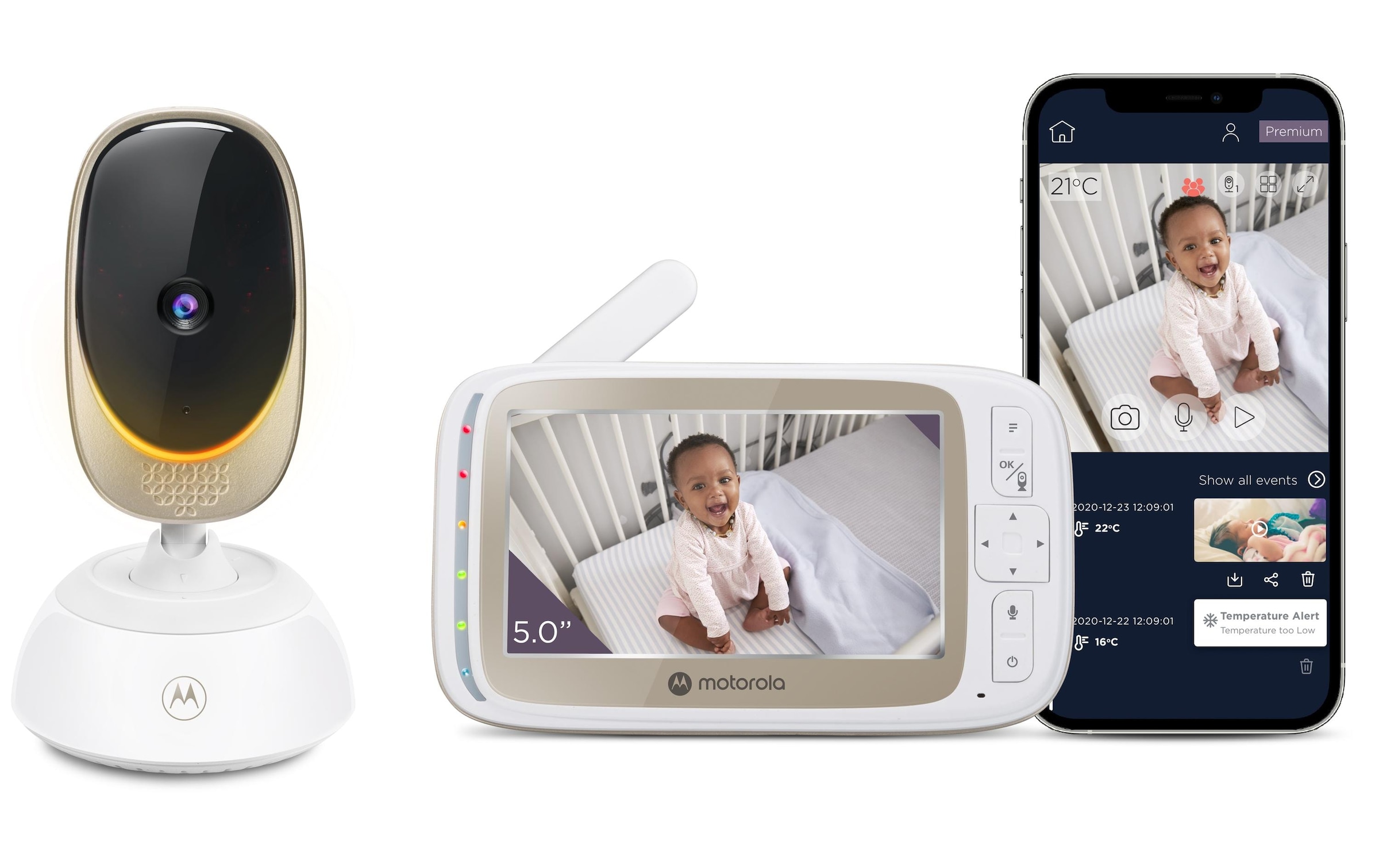 Motorola Video-Babyphone »Babyphone VM85 CONNECT«