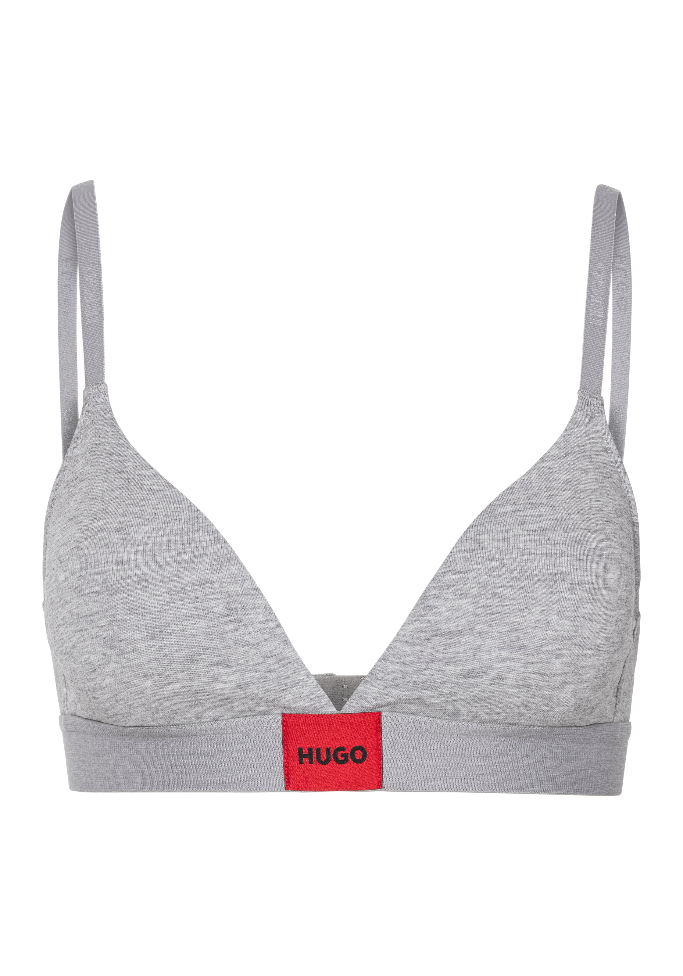HUGO Underwear Triangel-BH "TRIANGLE RED LABEL" mit HUGO Logo auf dem Bund