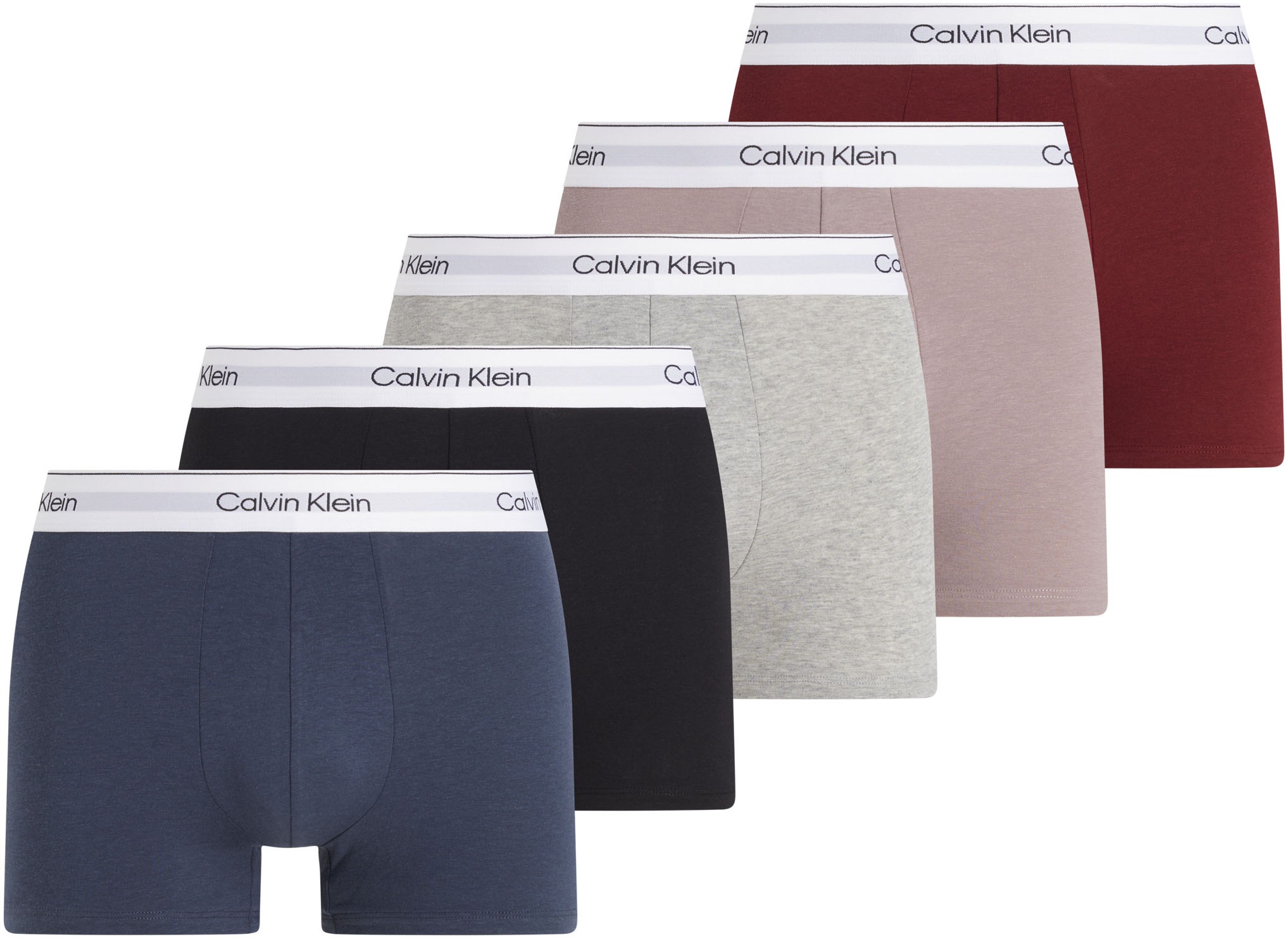 Calvin Klein Underwear Trunk »TRUNK 5PK« Packung, 5er-Pack, 5 Stk. mit Logo-Elastikbund (5 Stück)